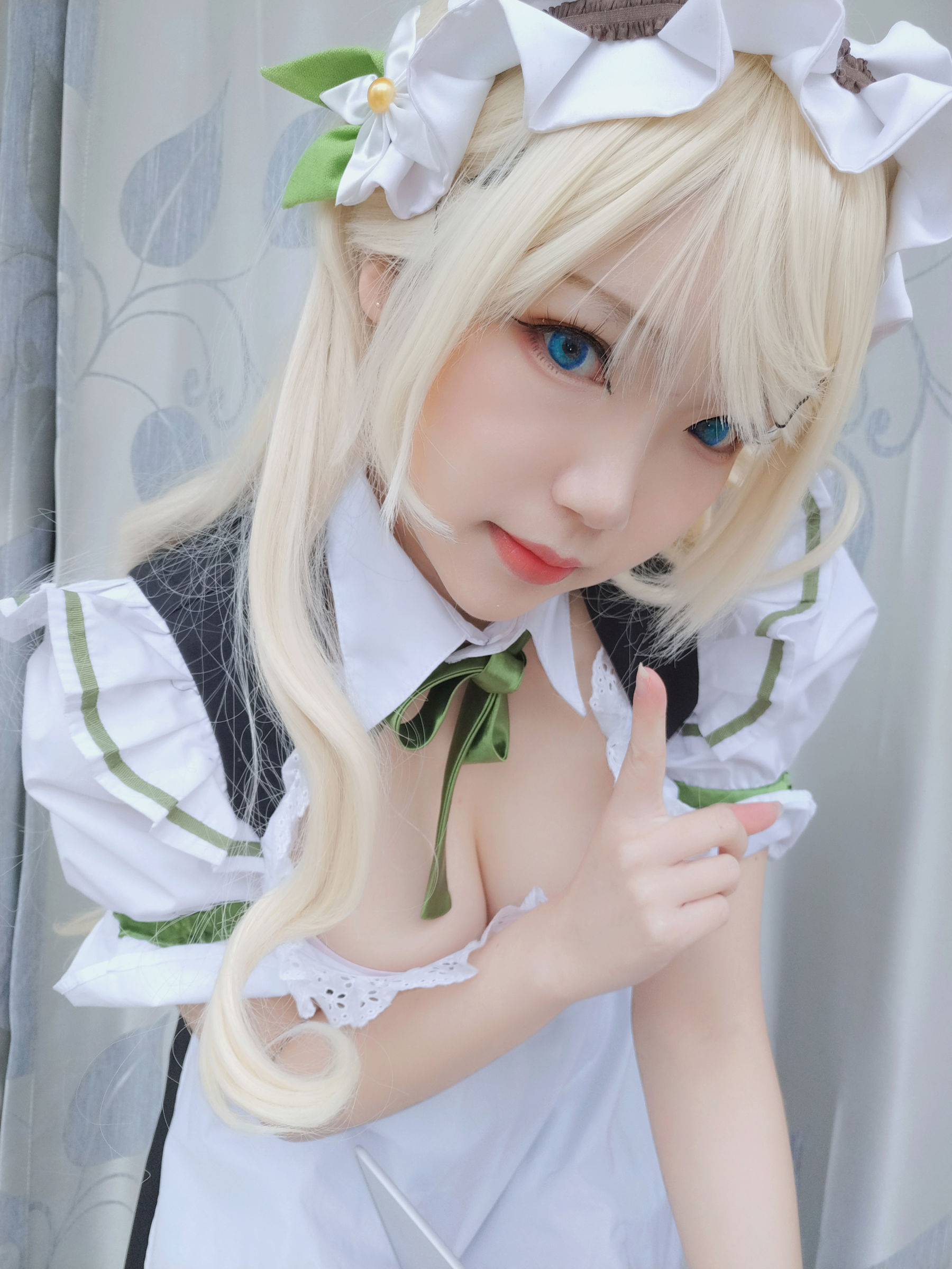 动漫博主雪晴Astra – 女仆 Cosplay-第48张