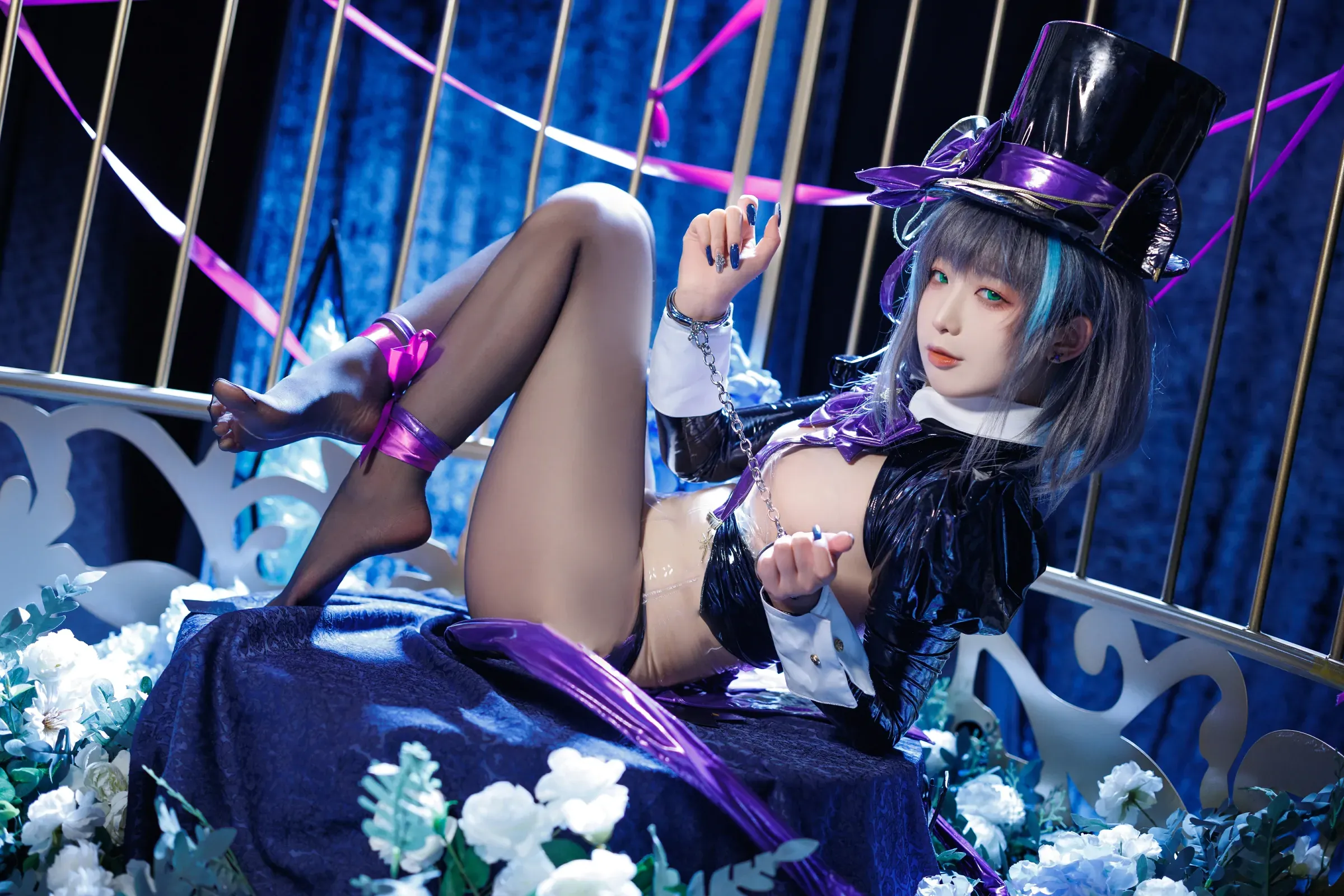 封疆疆v  柴郡魔术师 绚烂夜梦[50P] Cosplay-第22张