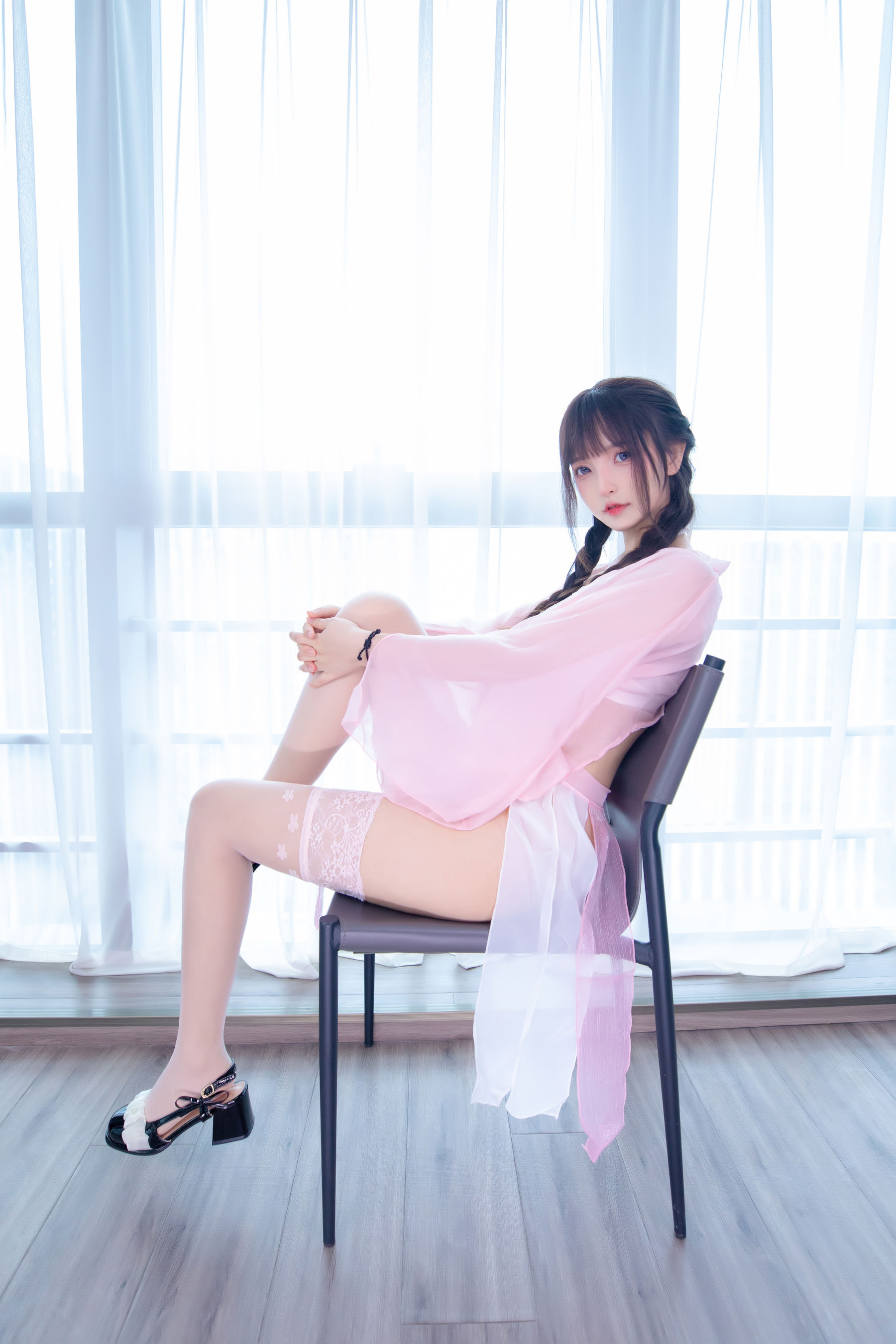 萝莉神楽板真冬 之桃花潭水 Cosplay-第58张