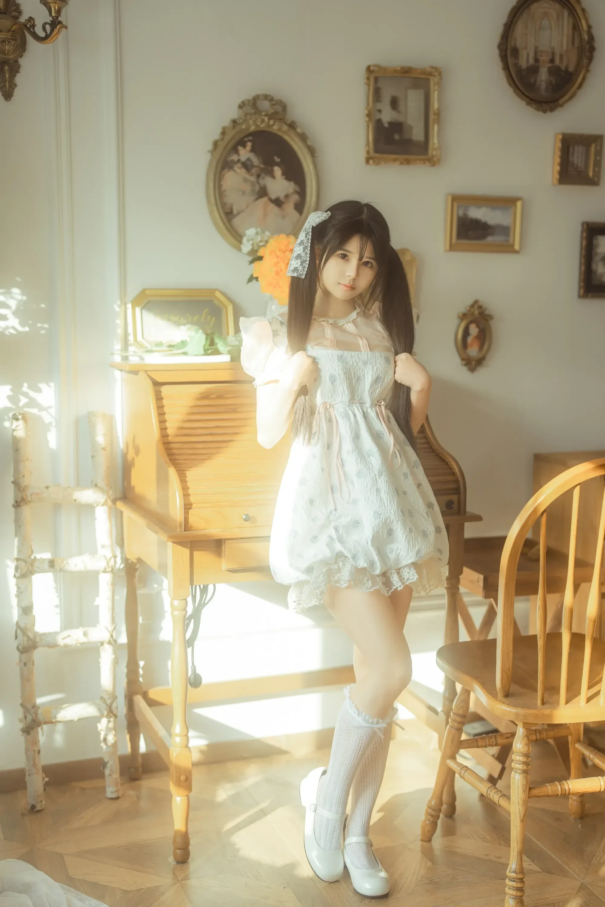 rua阮阮 – 花房 小裙子 Cosplay-第10张
