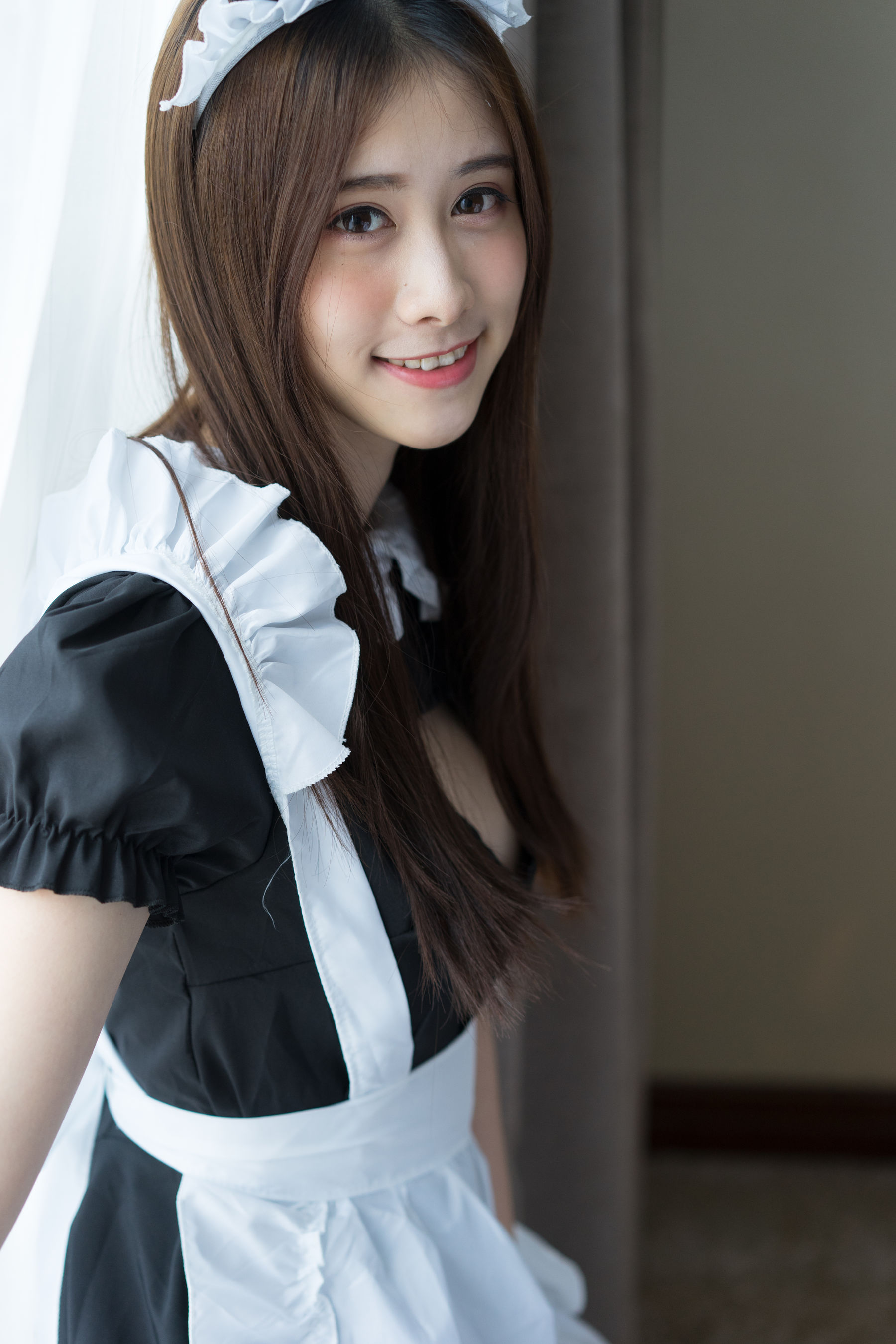 一只小仙若 – 黑丝女仆 Cosplay-第5张