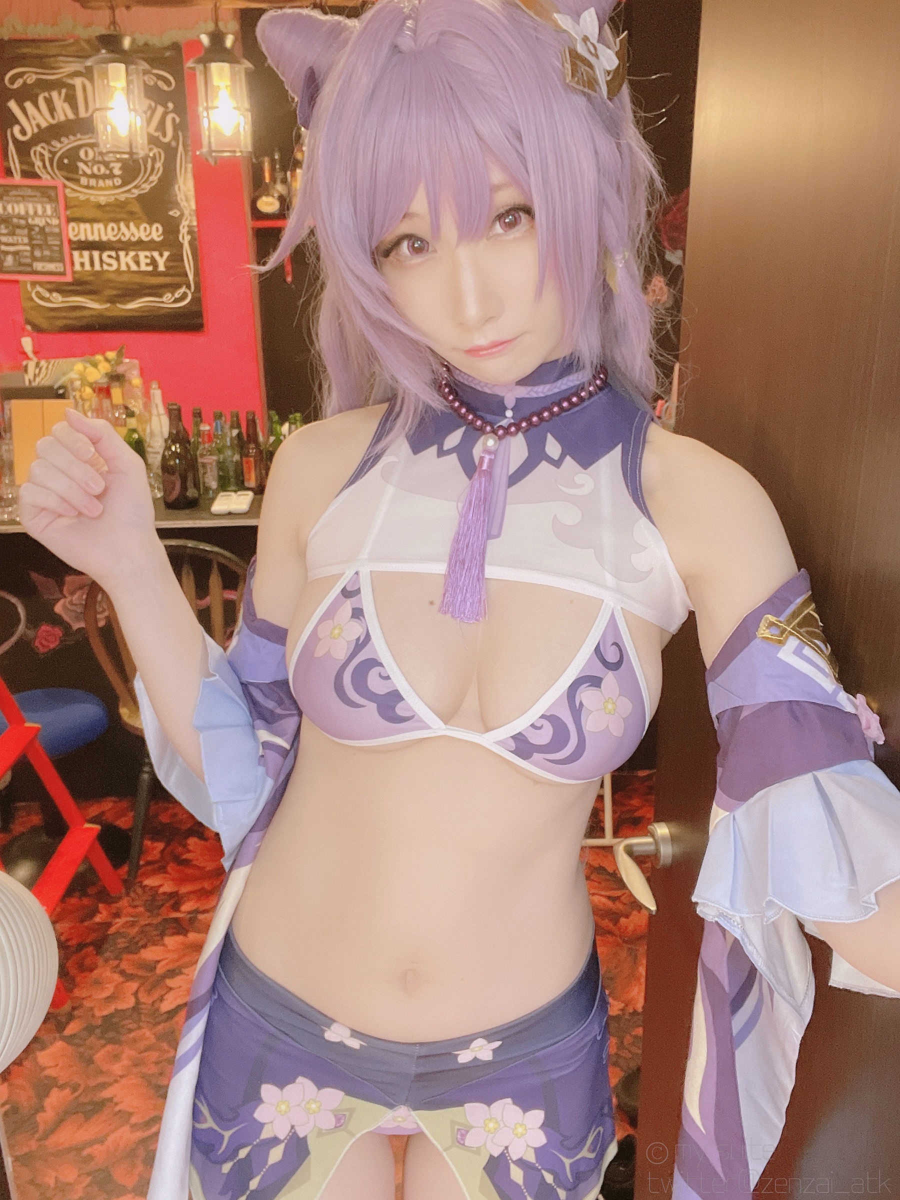 (Cosplay)[my suite] Atsuki あつき – Keqing 刻晴 (Genshin Impact) Cosplay-第35张