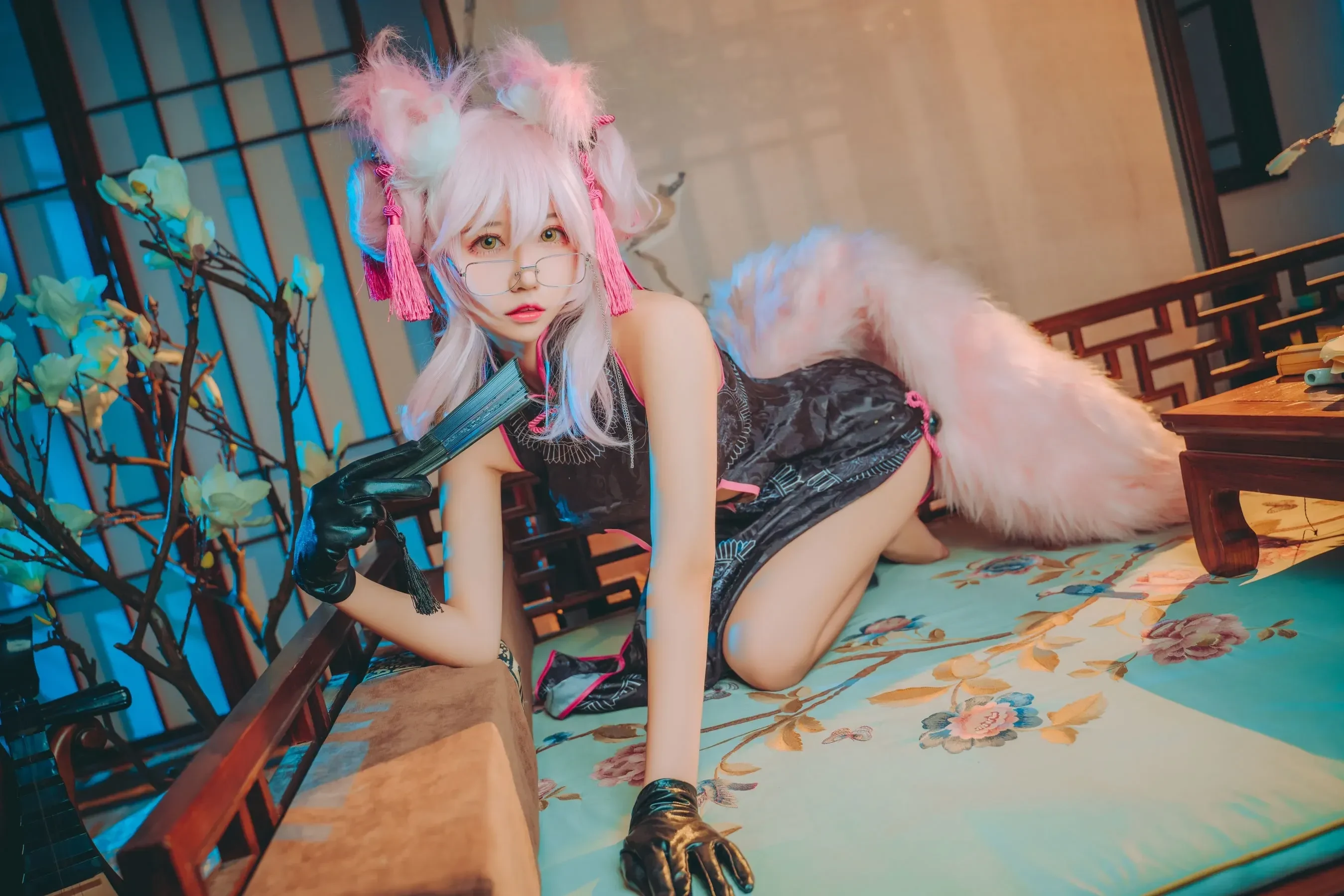 猫君君MaoJun – 杀阶秘书狐 Cosplay-第12张