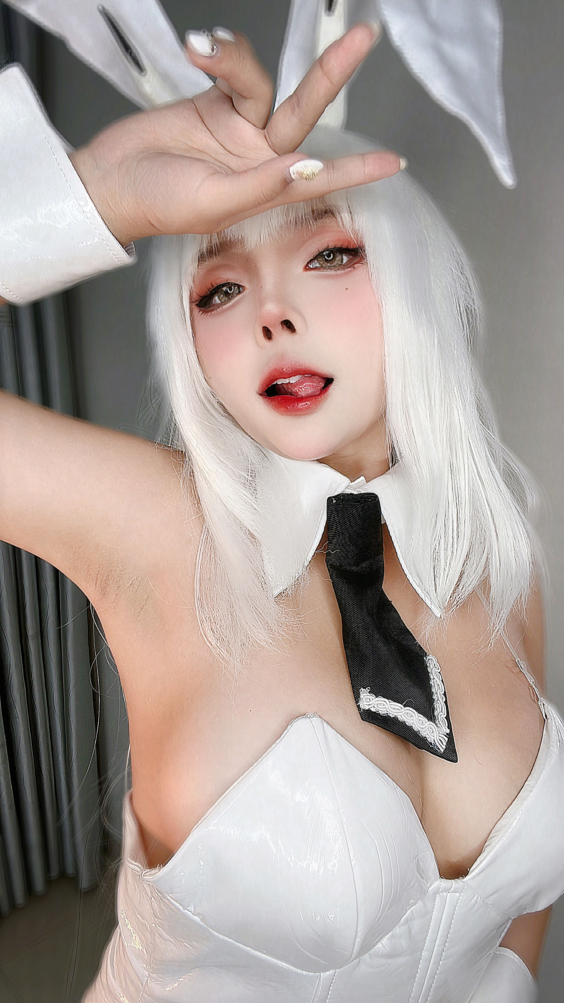 Sayo Momo – NIKKE Naughty Oil Bunny Cosplay-第7张