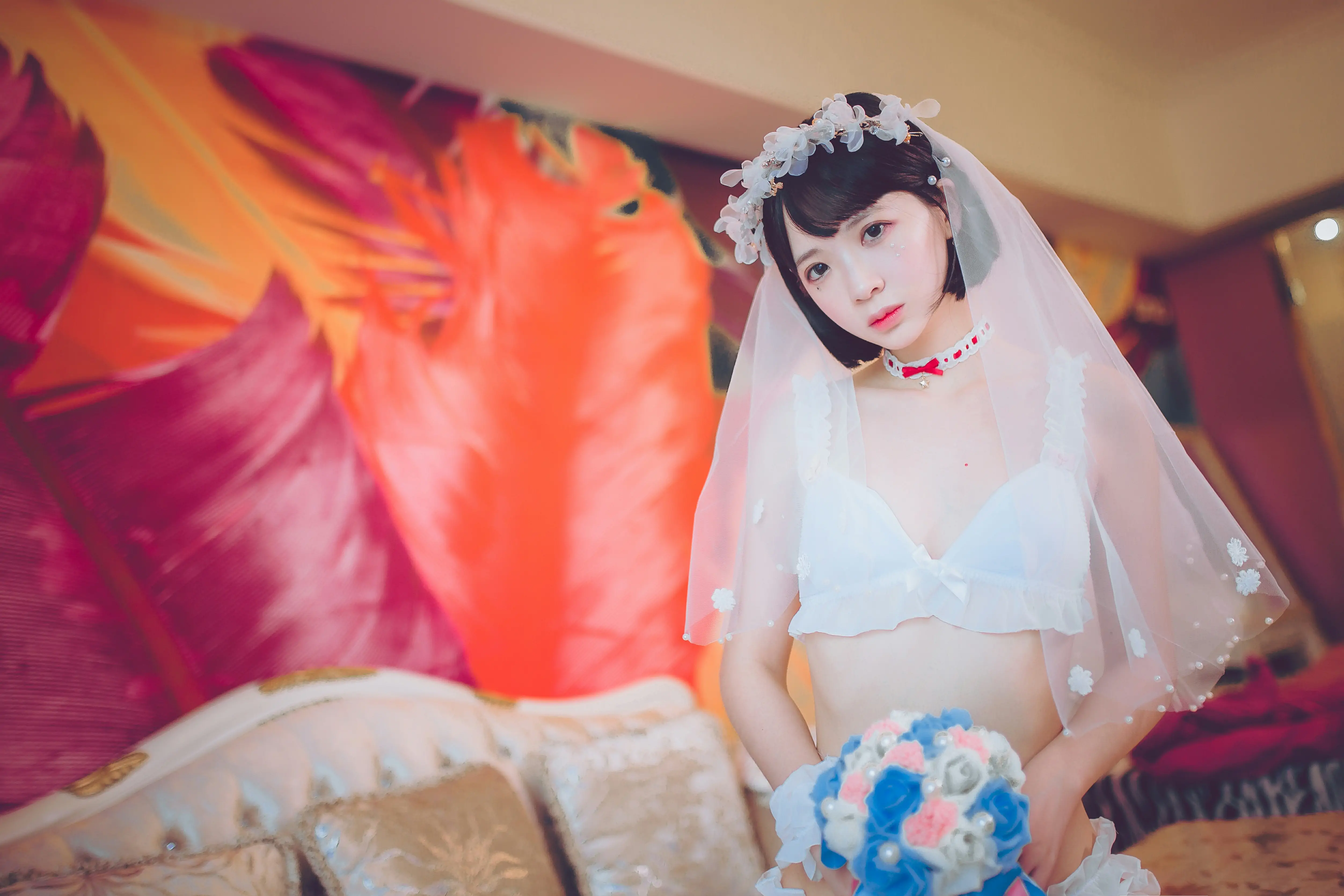 疯猫ss – 梦中的婚礼 Cosplay-第5张
