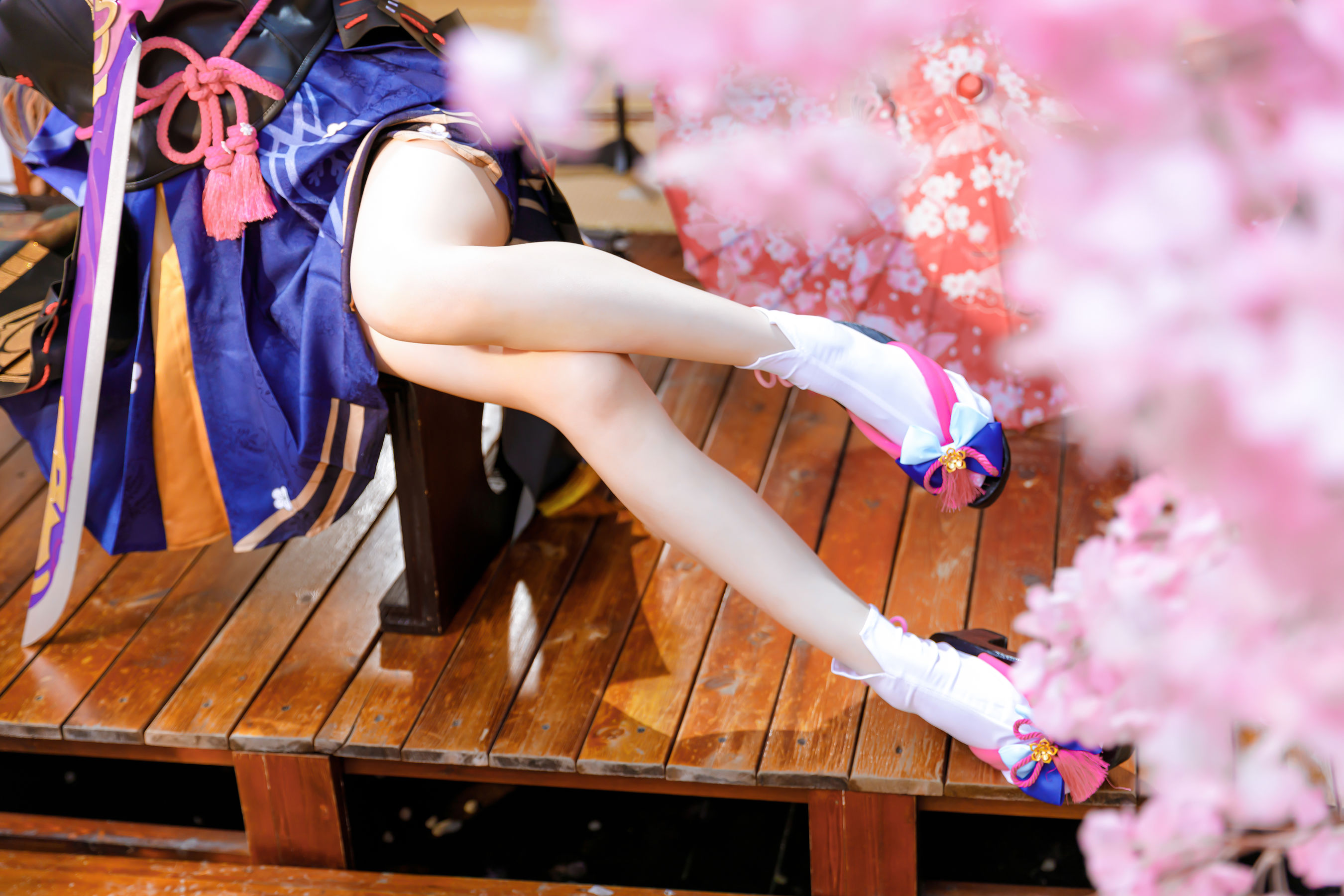 桜桃喵 – 神里绫华 Cosplay-第9张