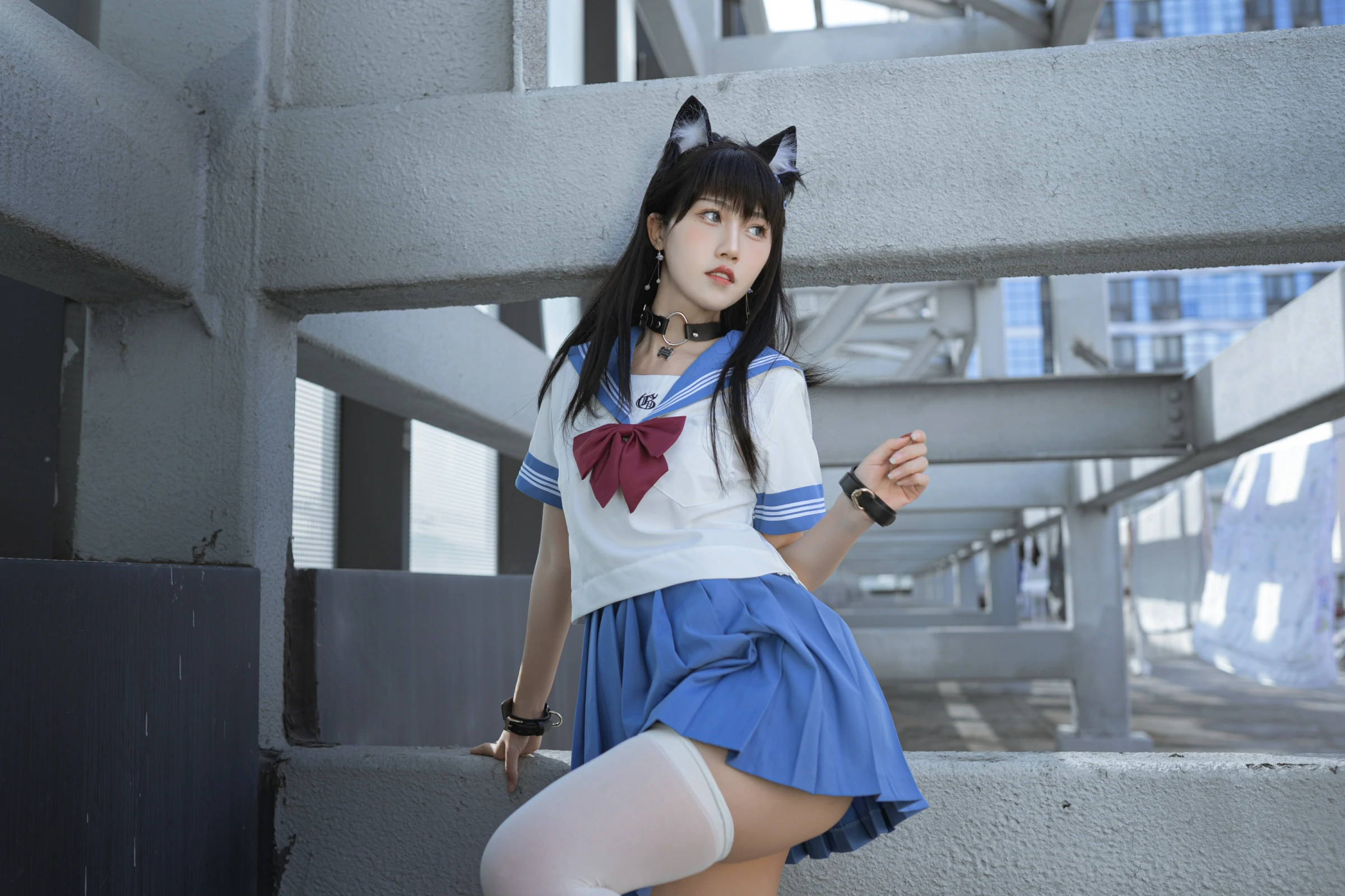 不呆猫 – 天台小m猫 Cosplay-第94张