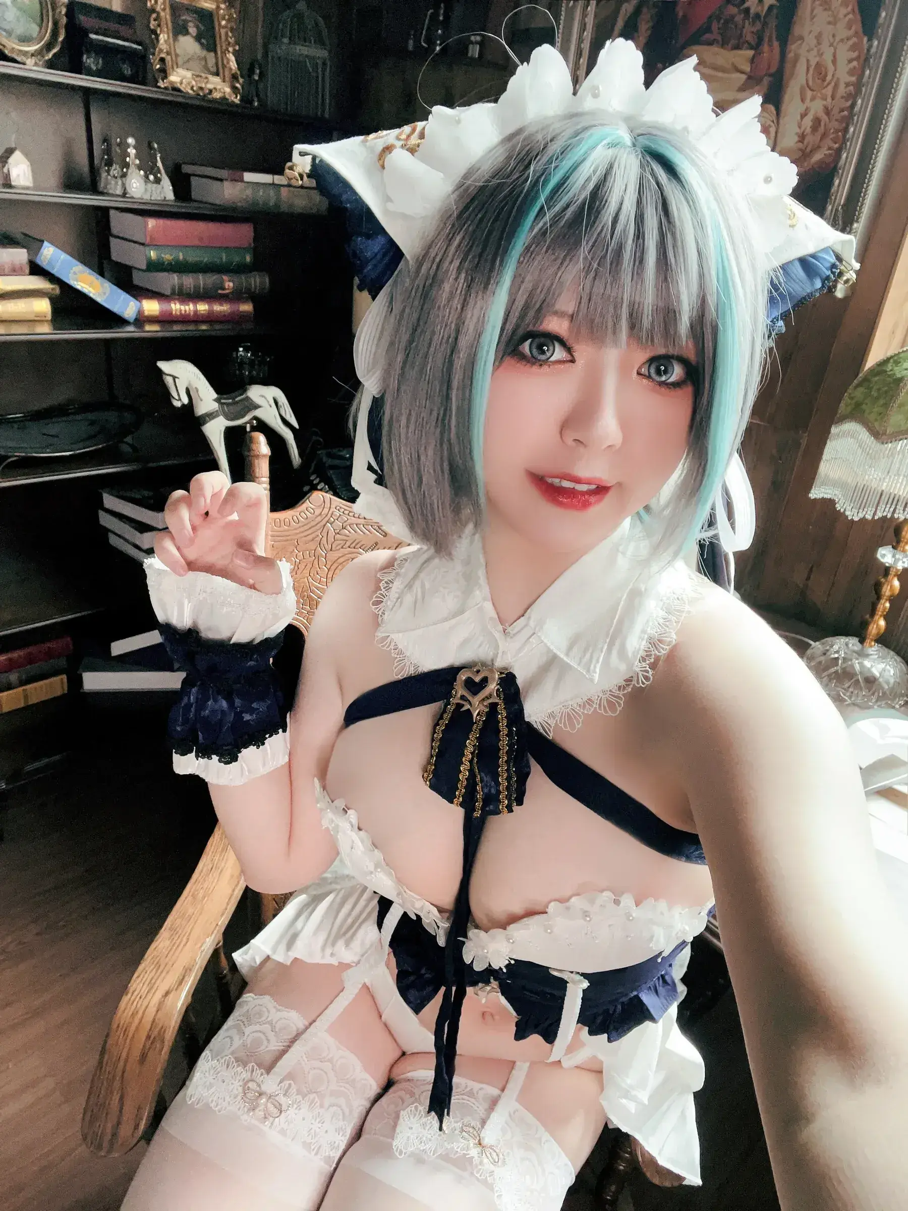 半半子 – 碧蓝航线 柴郡抱枕 Cosplay-第53张