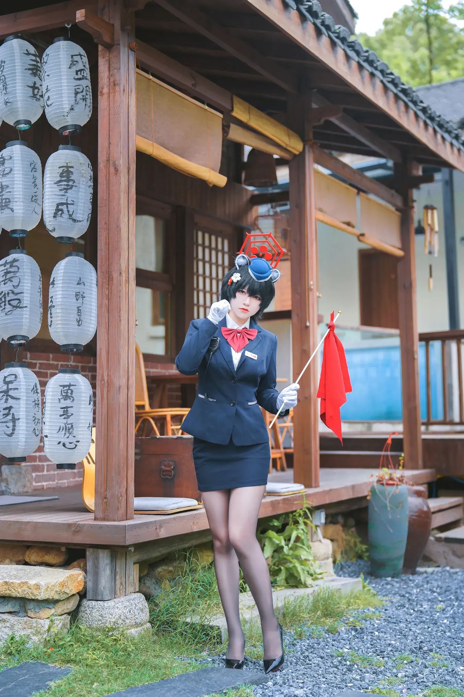 半半子 – ガイド春日ツバキ Cosplay-第2张