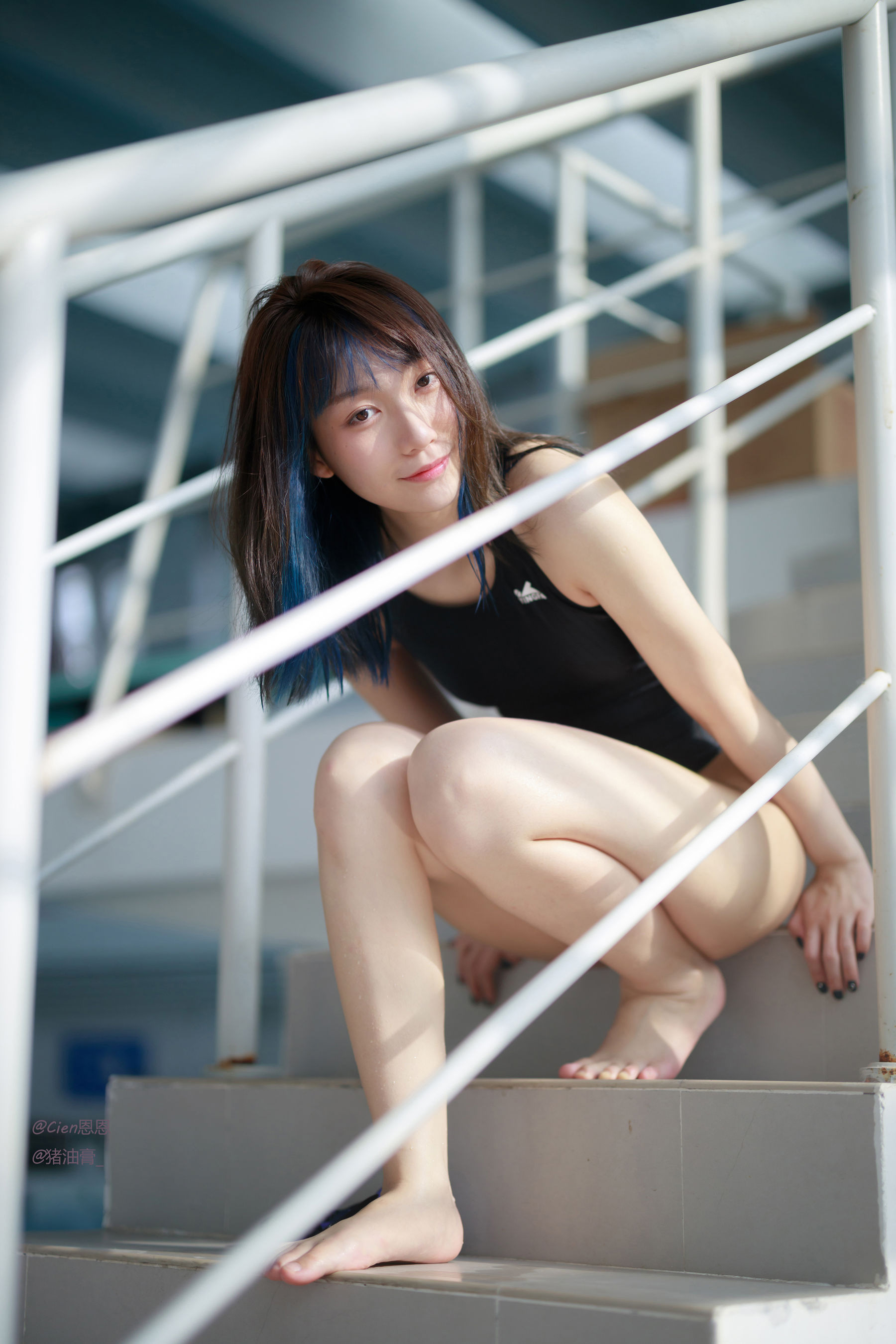 微博COS妹子Cien恩恩 – 竞泳 Cosplay-第40张