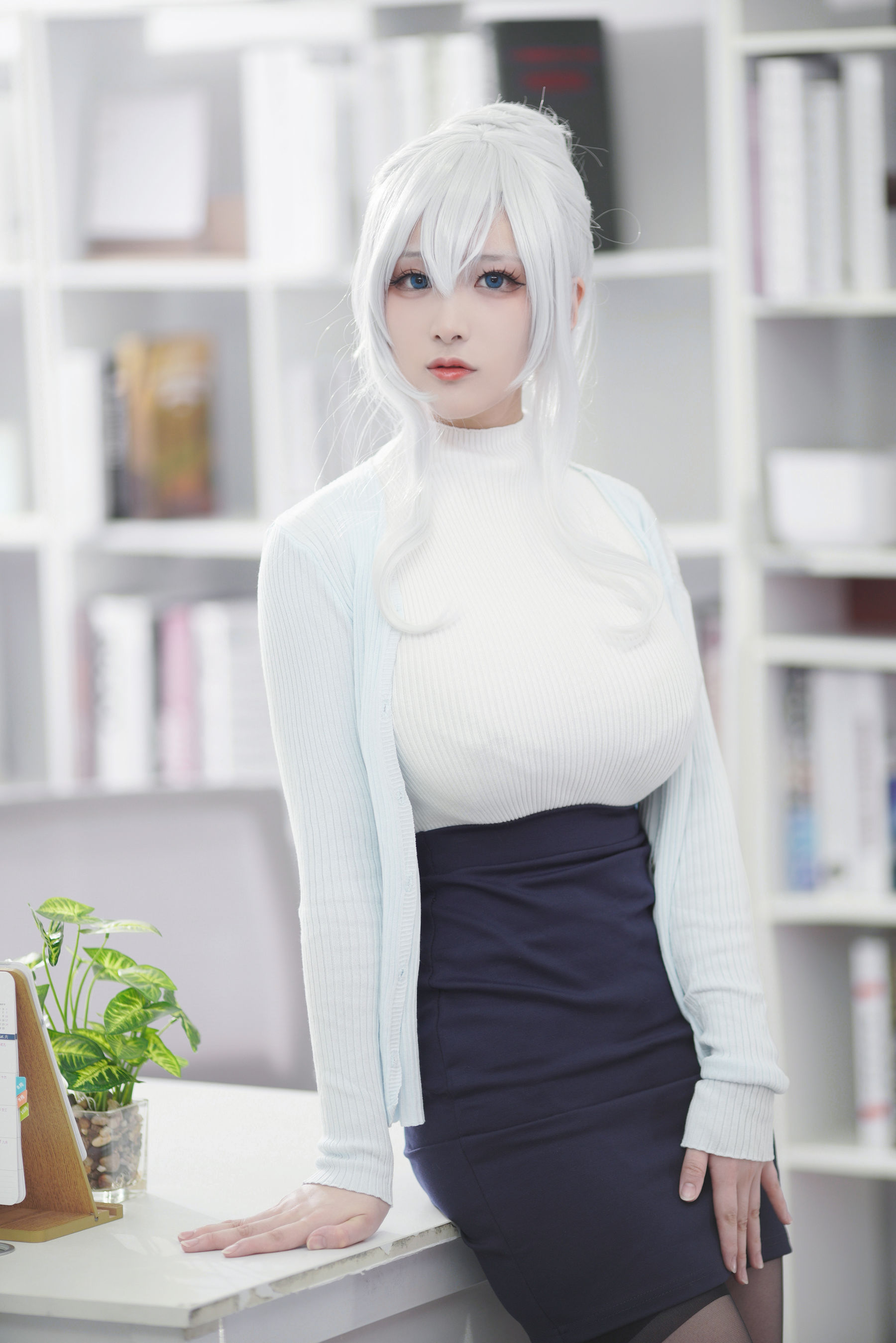 幼愛youmeko – 未亡人雪女 Cosplay-第64张