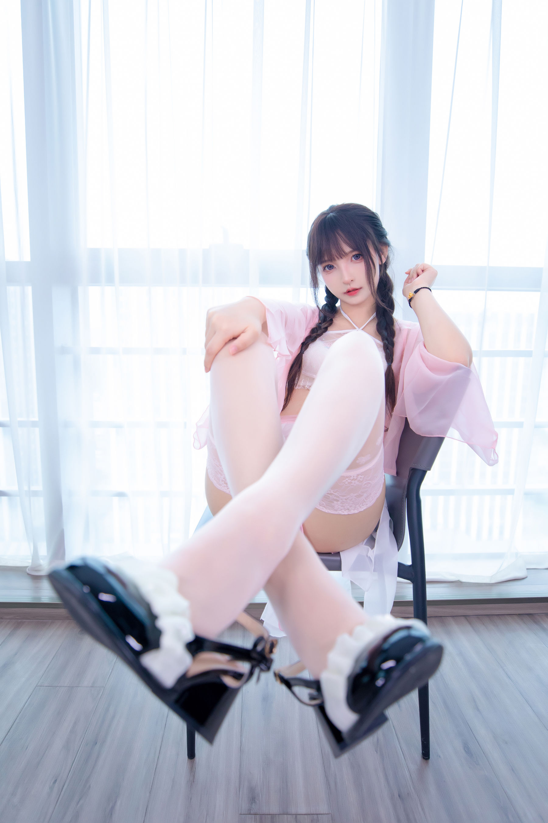 萝莉神楽板真冬 之桃花潭水 Cosplay-第27张