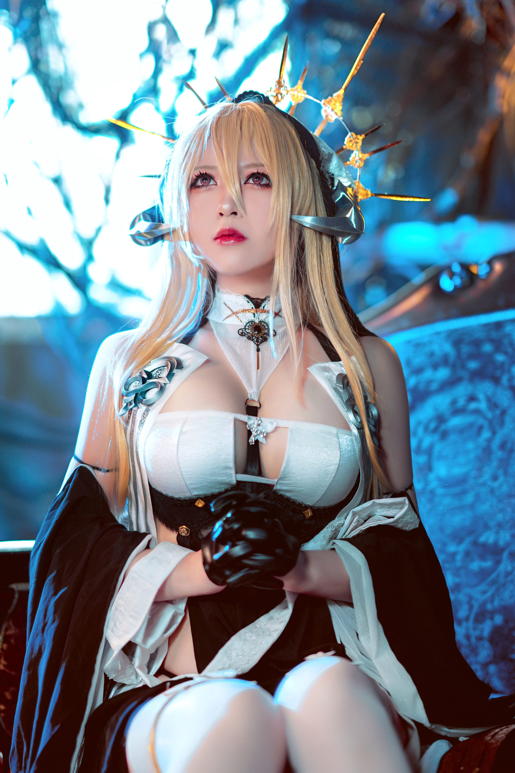 半半子 – 修道女 Cosplay-第7张