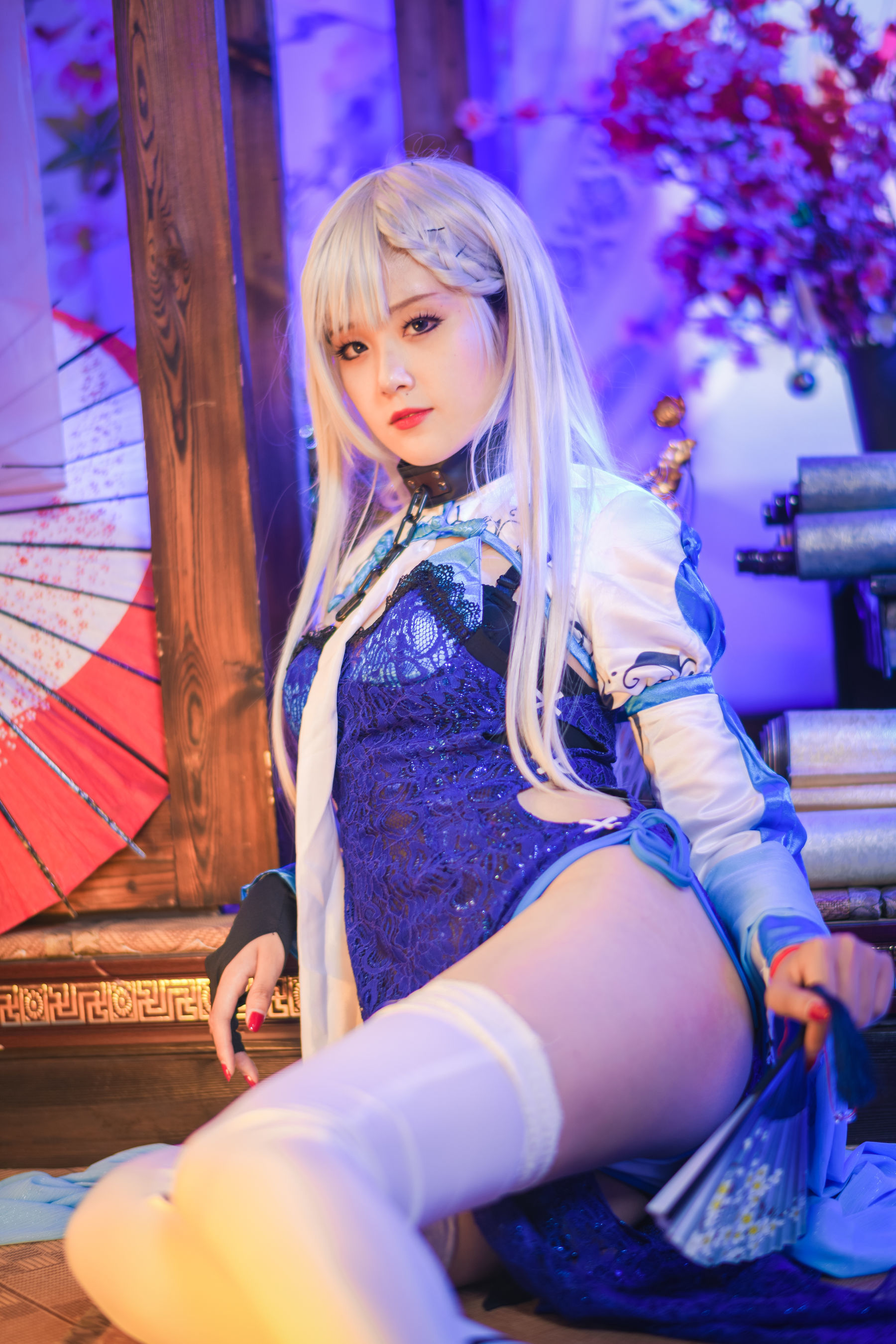 Coser小姐姐Akisoso秋楚楚 贝法 不知火 Cosplay-第26张