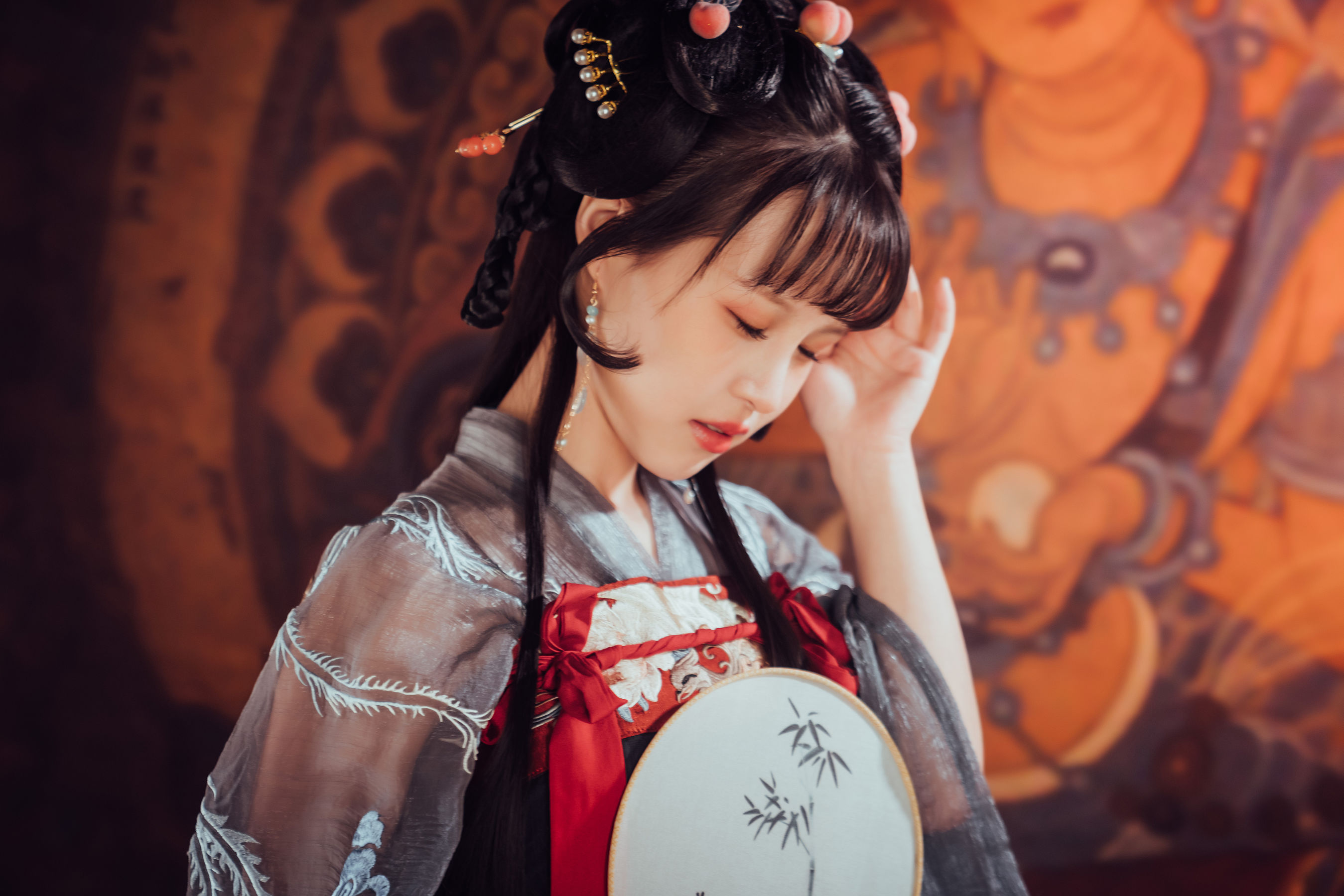美少女晕崽 – 小琵琶精 Cosplay-第92张