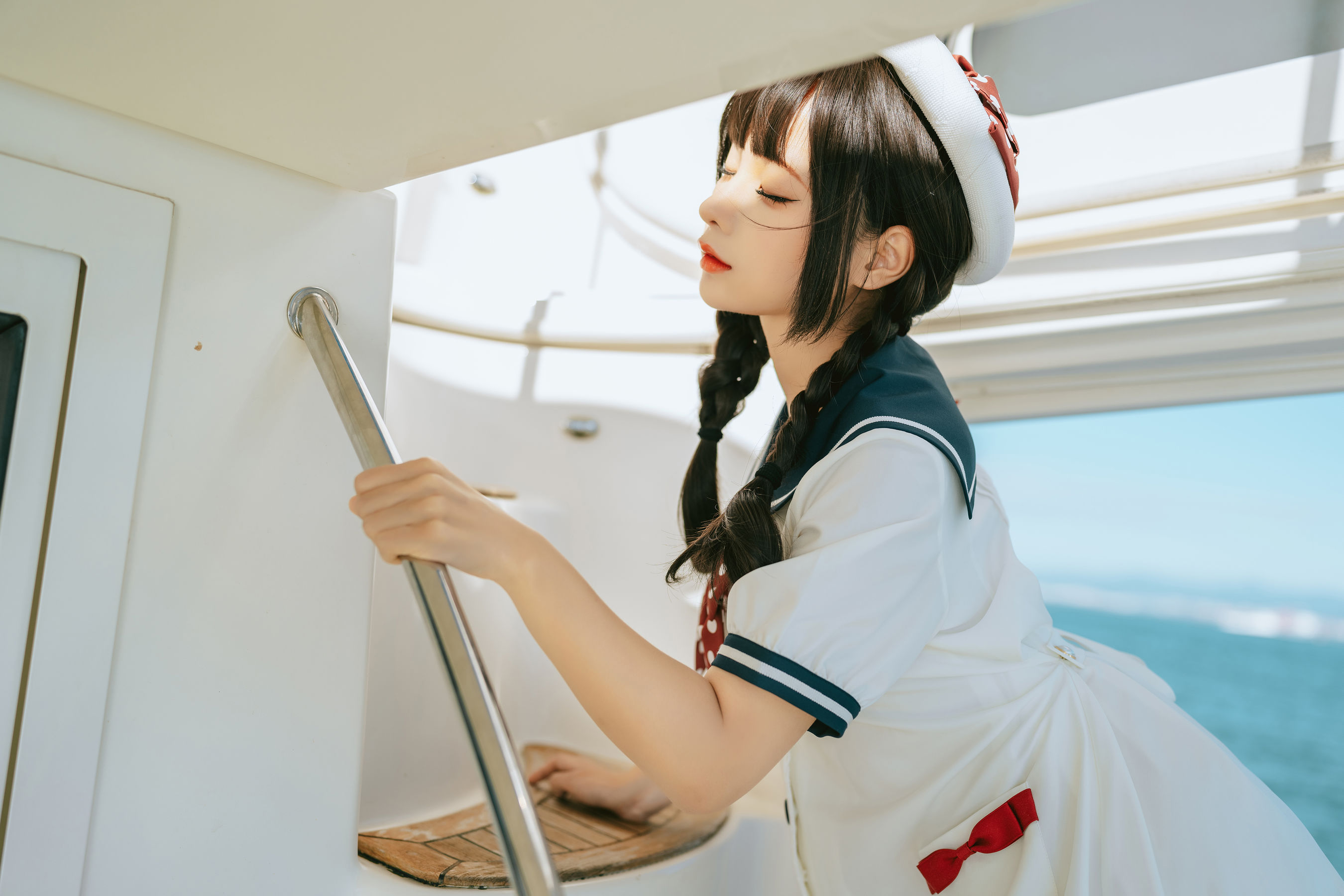 动漫博主蠢沫沫 – 水手日记（绅士版） Cosplay-第12张