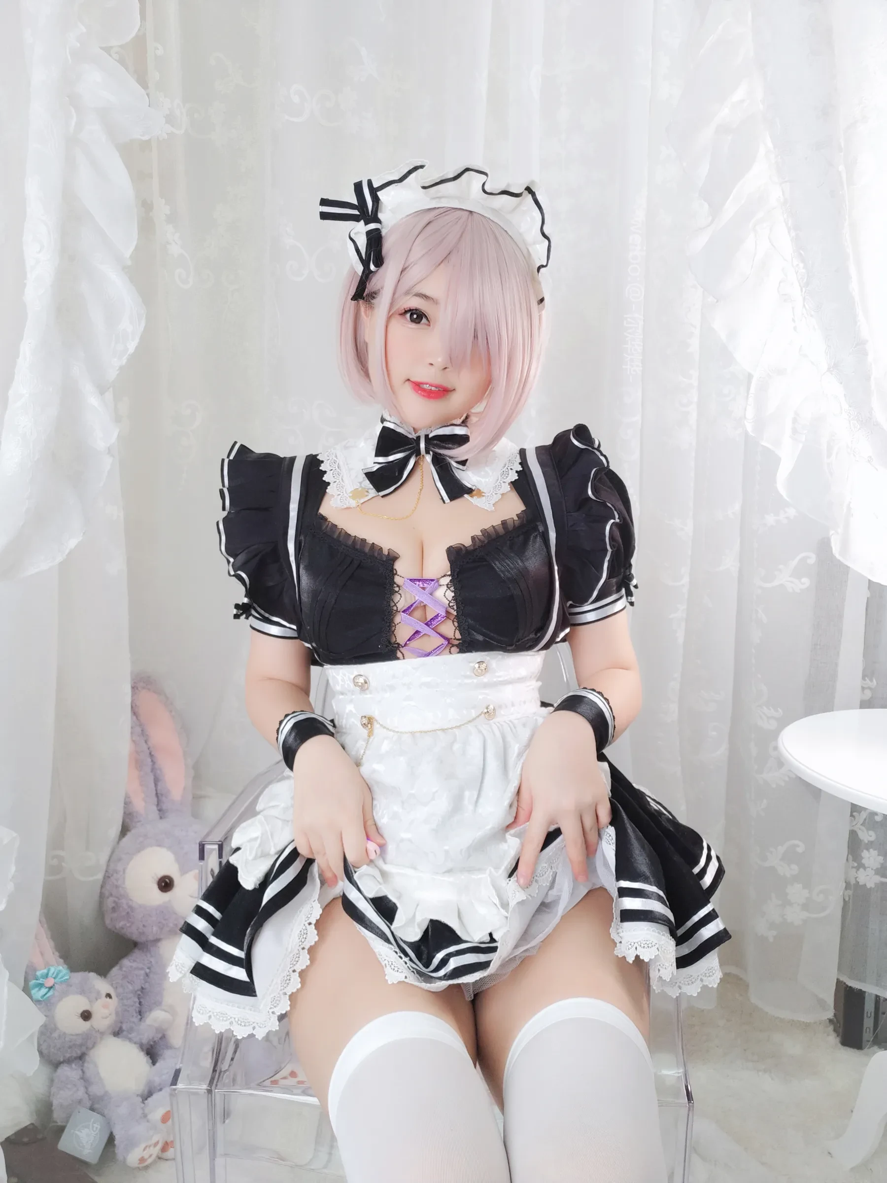 白烨 – 玛修色女仆 Cosplay-第57张
