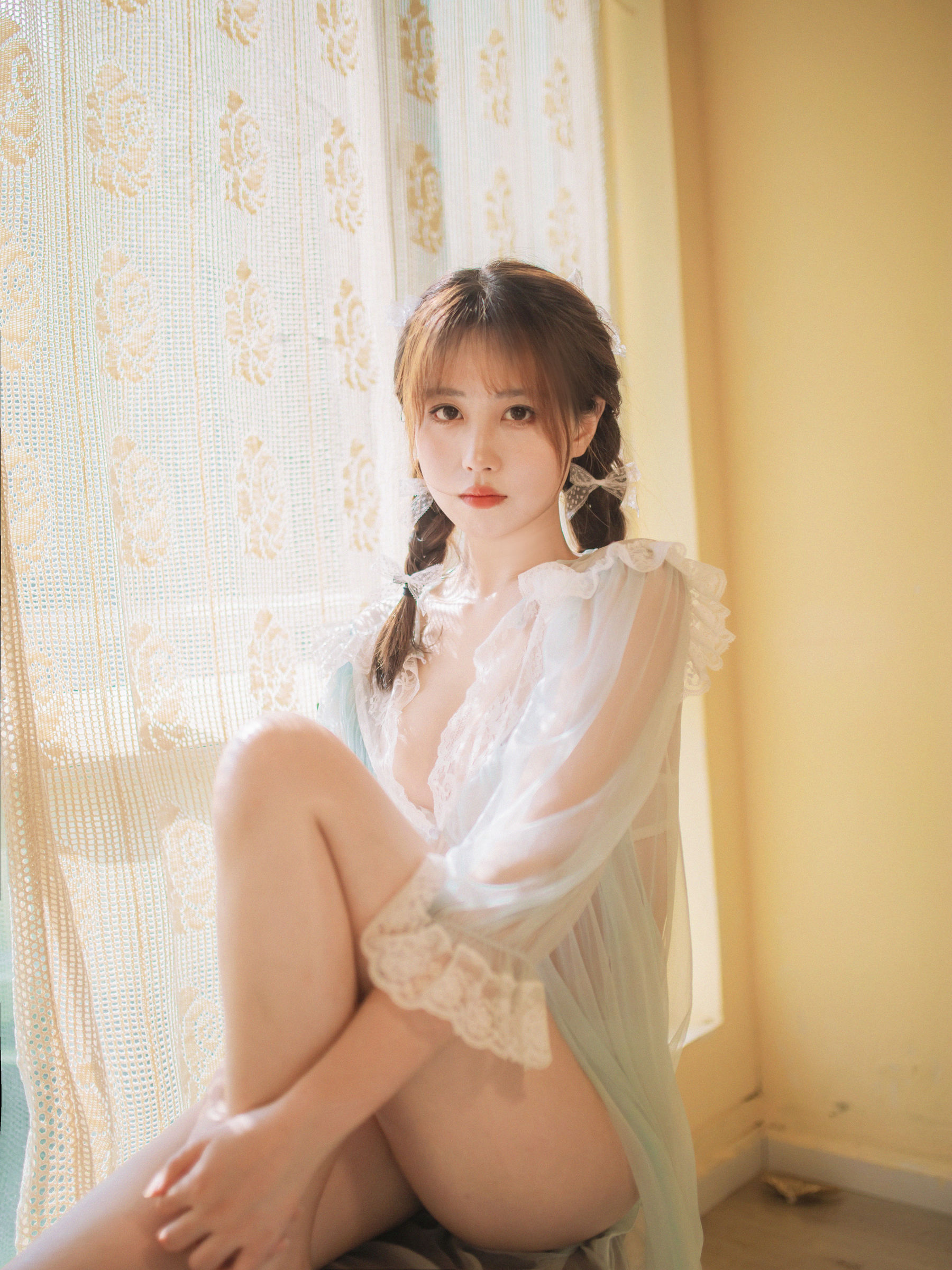 次元少女念雪ww – 蓝纱衣 Cosplay-第7张
