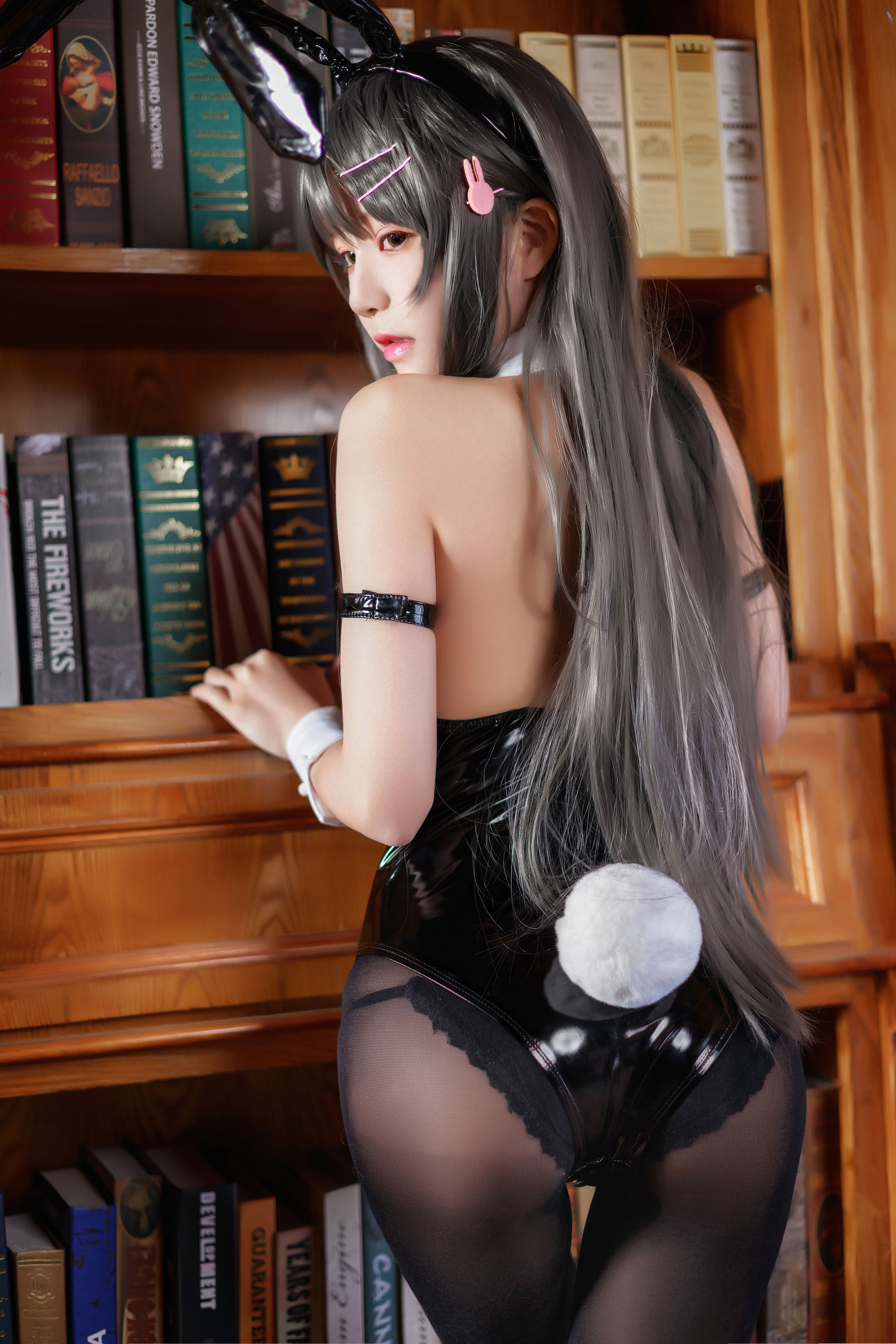 桜桃喵 – 樱岛麻衣兔女郎 Cosplay-第21张