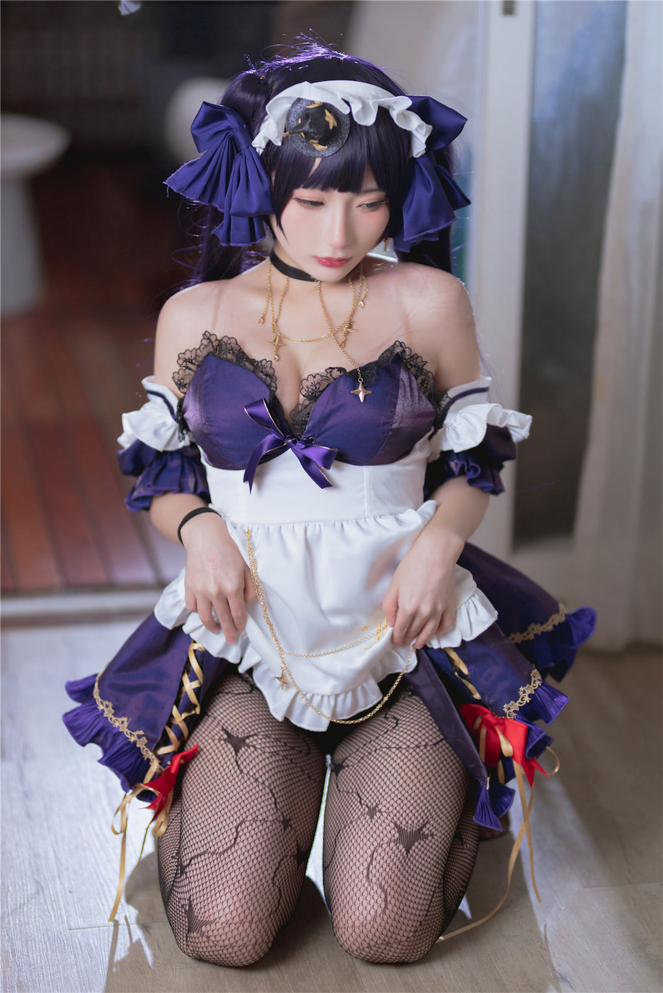 是三不是世w – 原神莫娜女仆 Cosplay-第6张