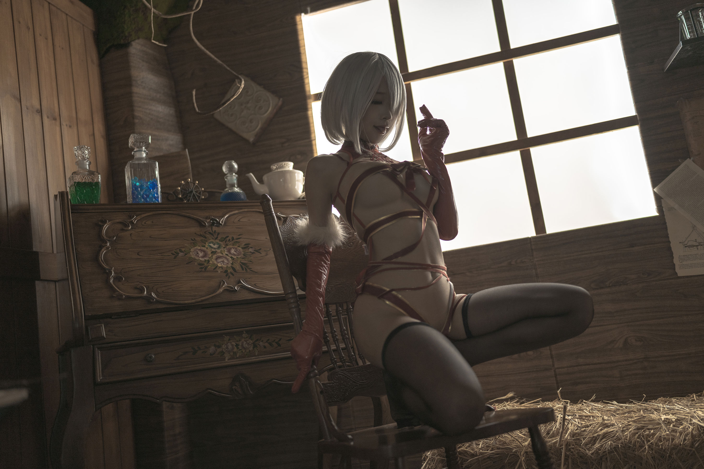 动漫博主蠢沫沫 – 2B圣诞 Cosplay-第57张