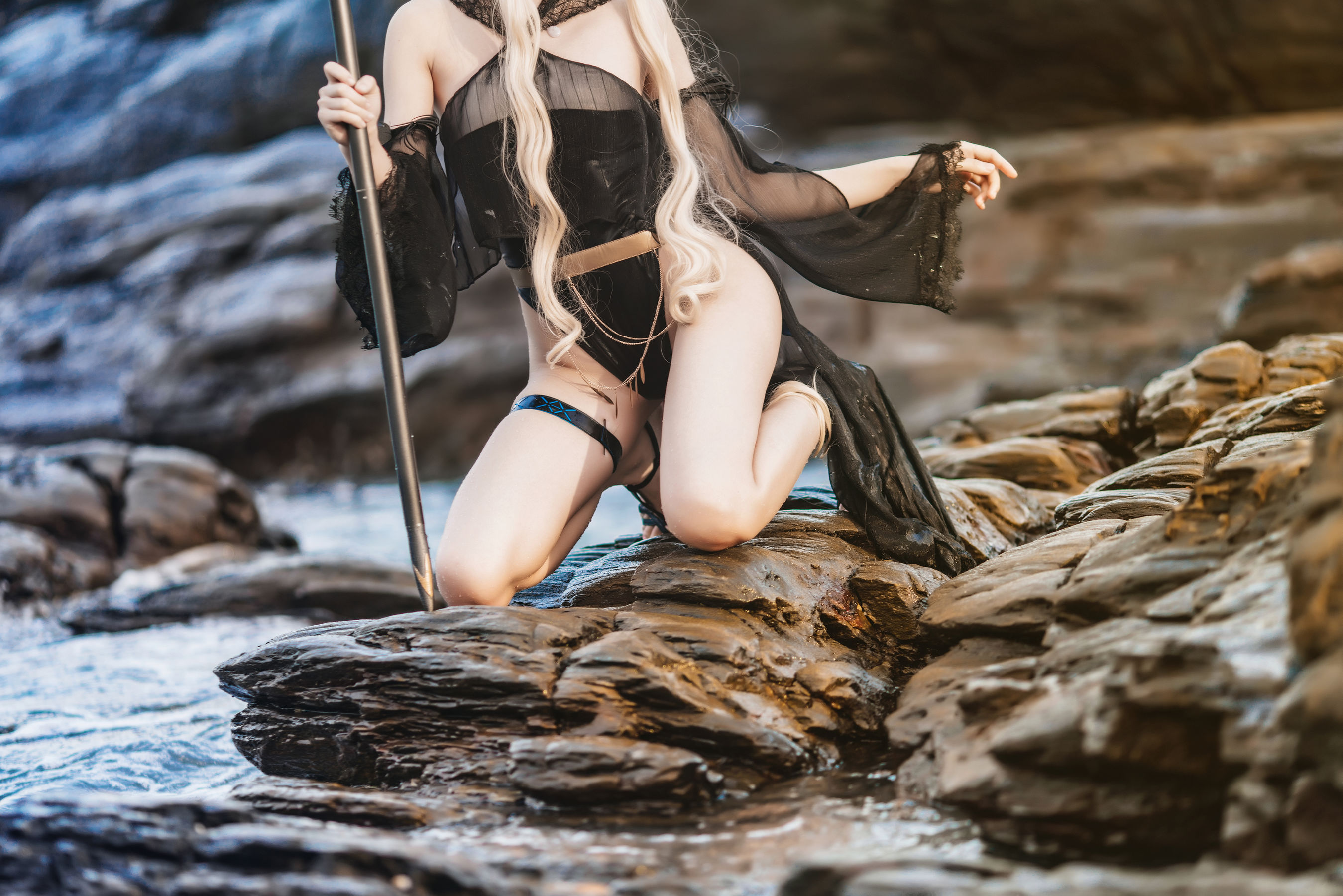 桜桃喵 – 闪灵泳衣 Cosplay-第19张