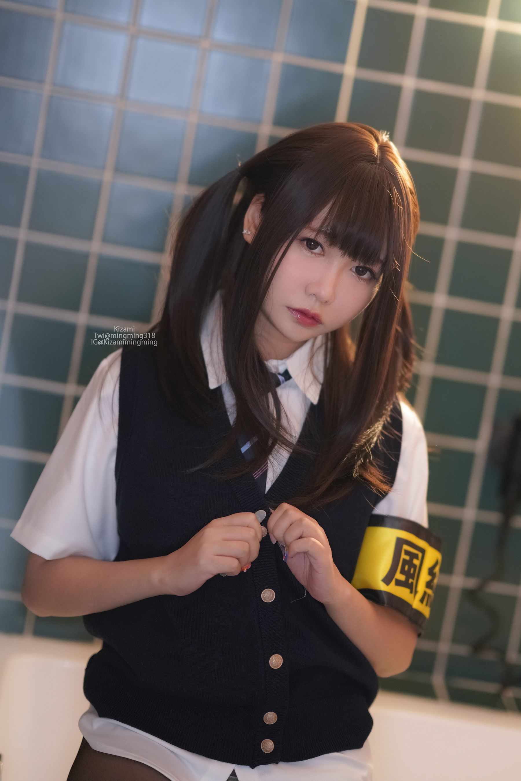 銘銘Kizami – JK黑丝 Cosplay-第59张