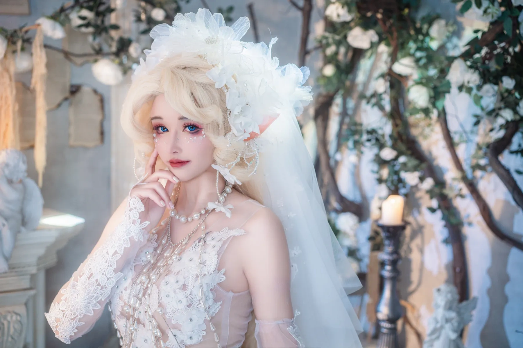 鹿八岁baby – 妖精の花嫁 Cosplay-第8张