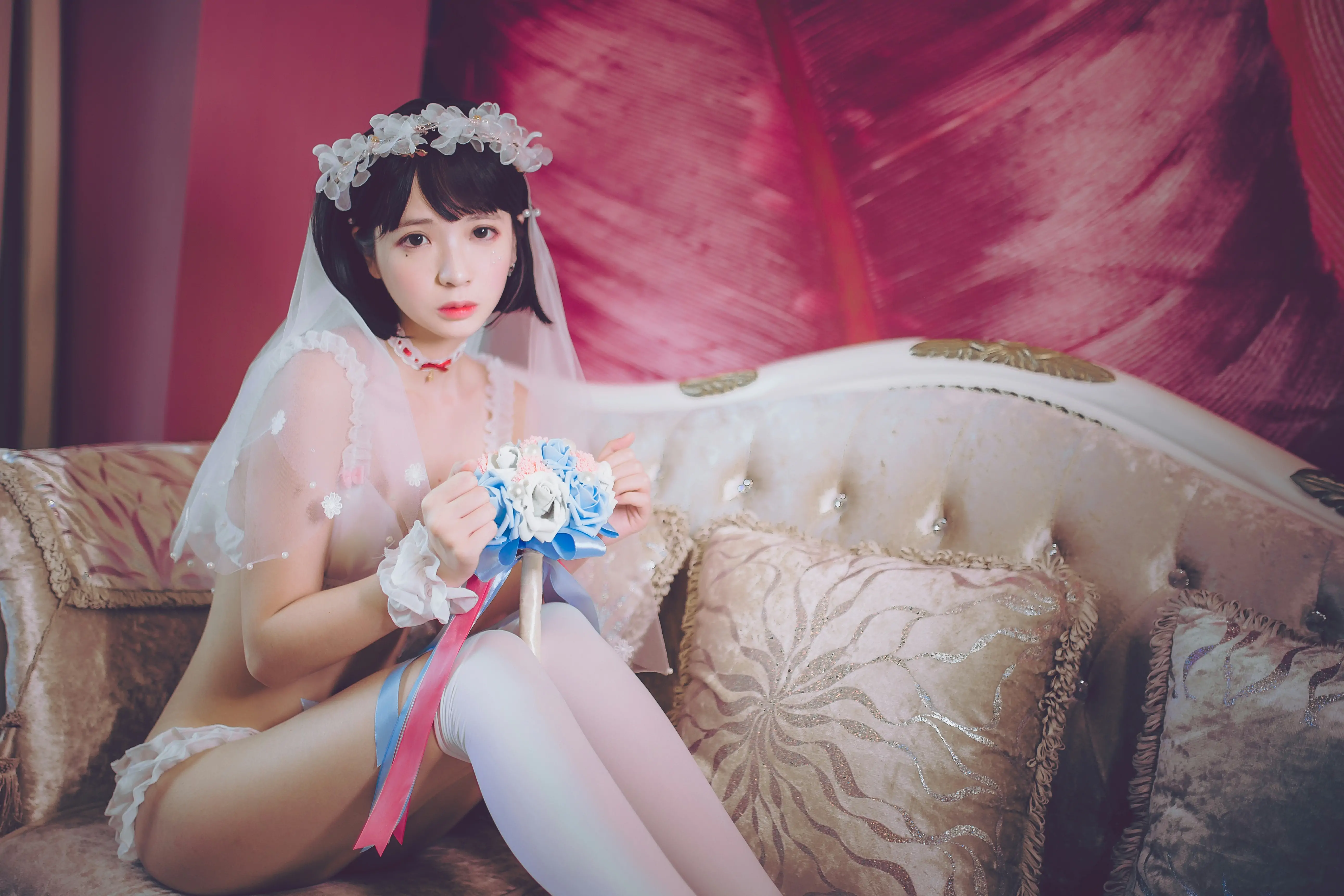 疯猫ss – 梦中的婚礼 Cosplay-第9张