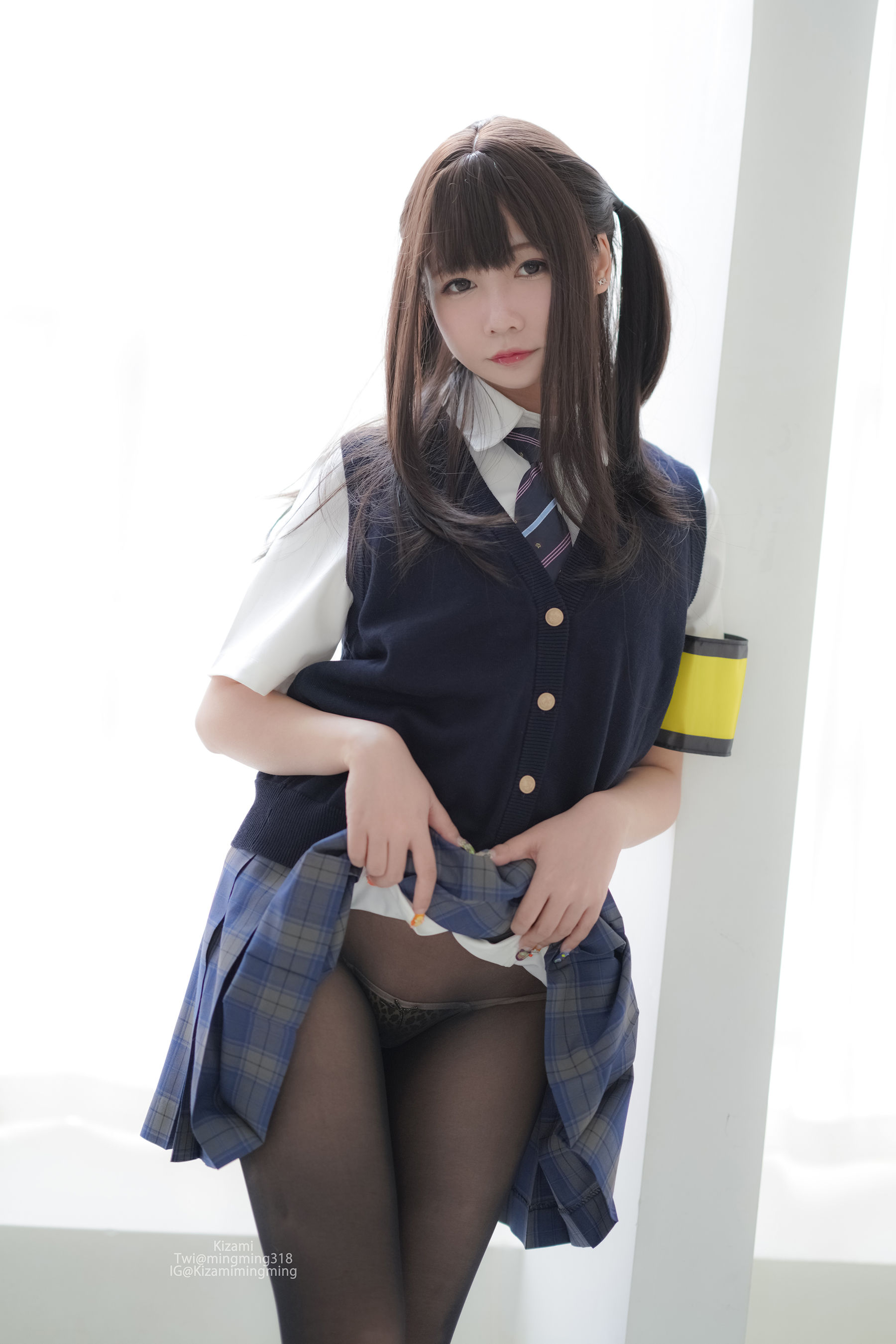 銘銘Kizami – JK黑丝 Cosplay-第70张
