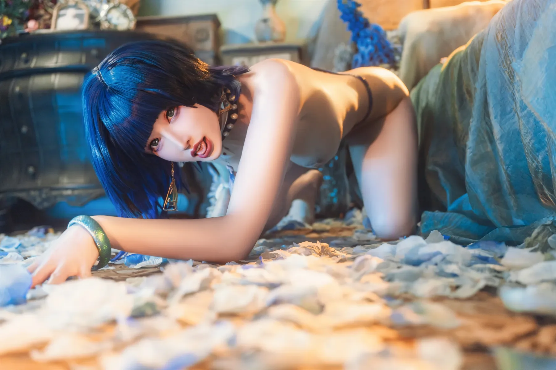 鹿八岁baby – 原神 夜兰 Cosplay-第48张