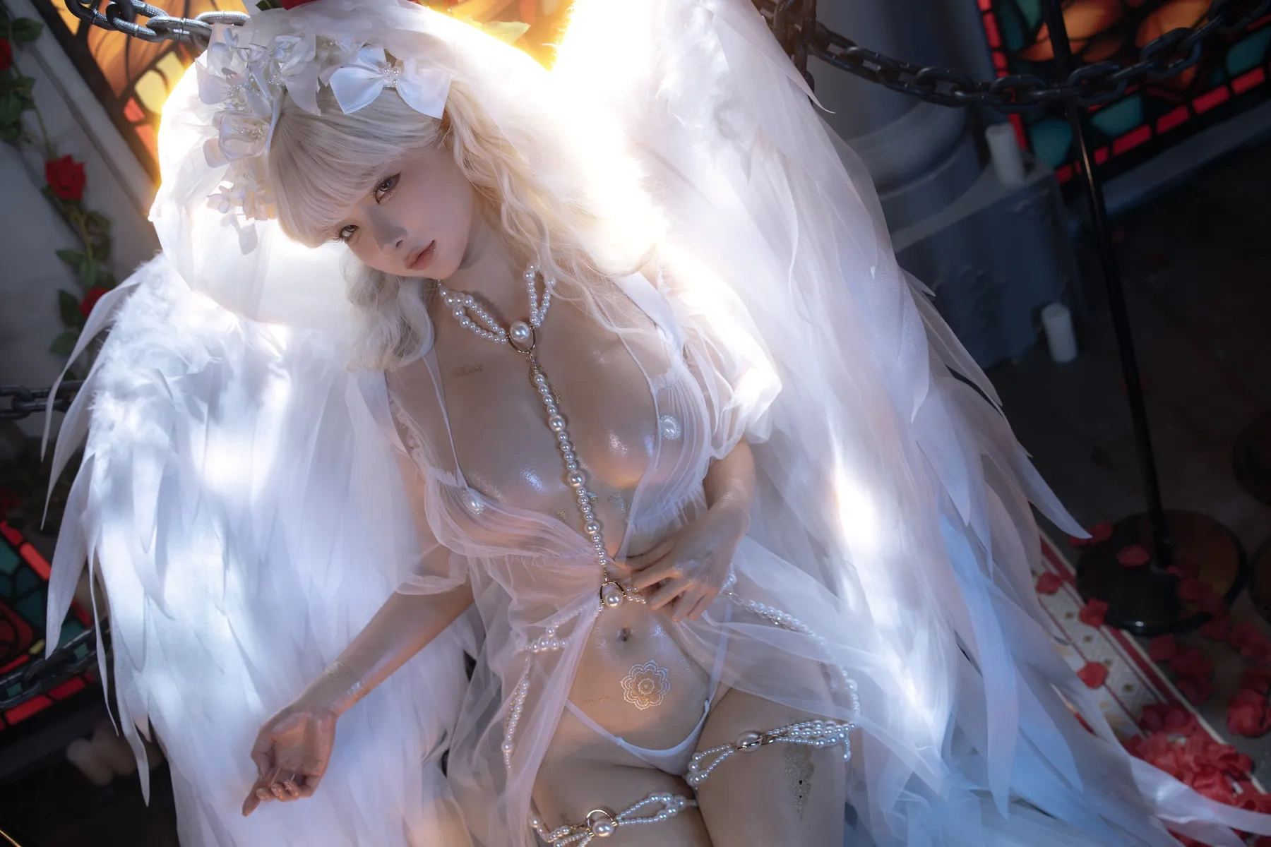 蠢沫沫 – 坠天使 Cosplay-第4张