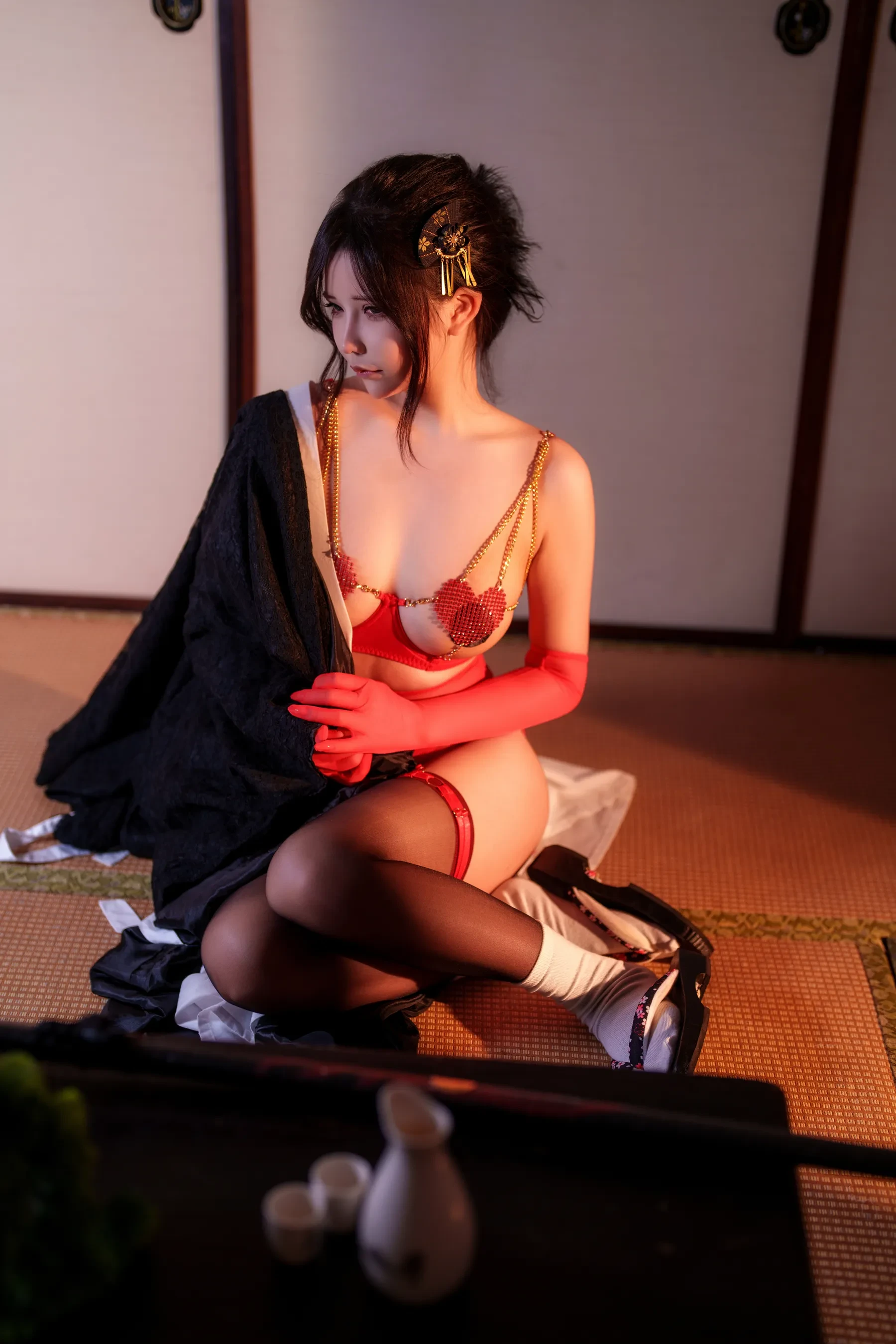抱走莫子aa – 未亡人太太 Cosplay-第6张