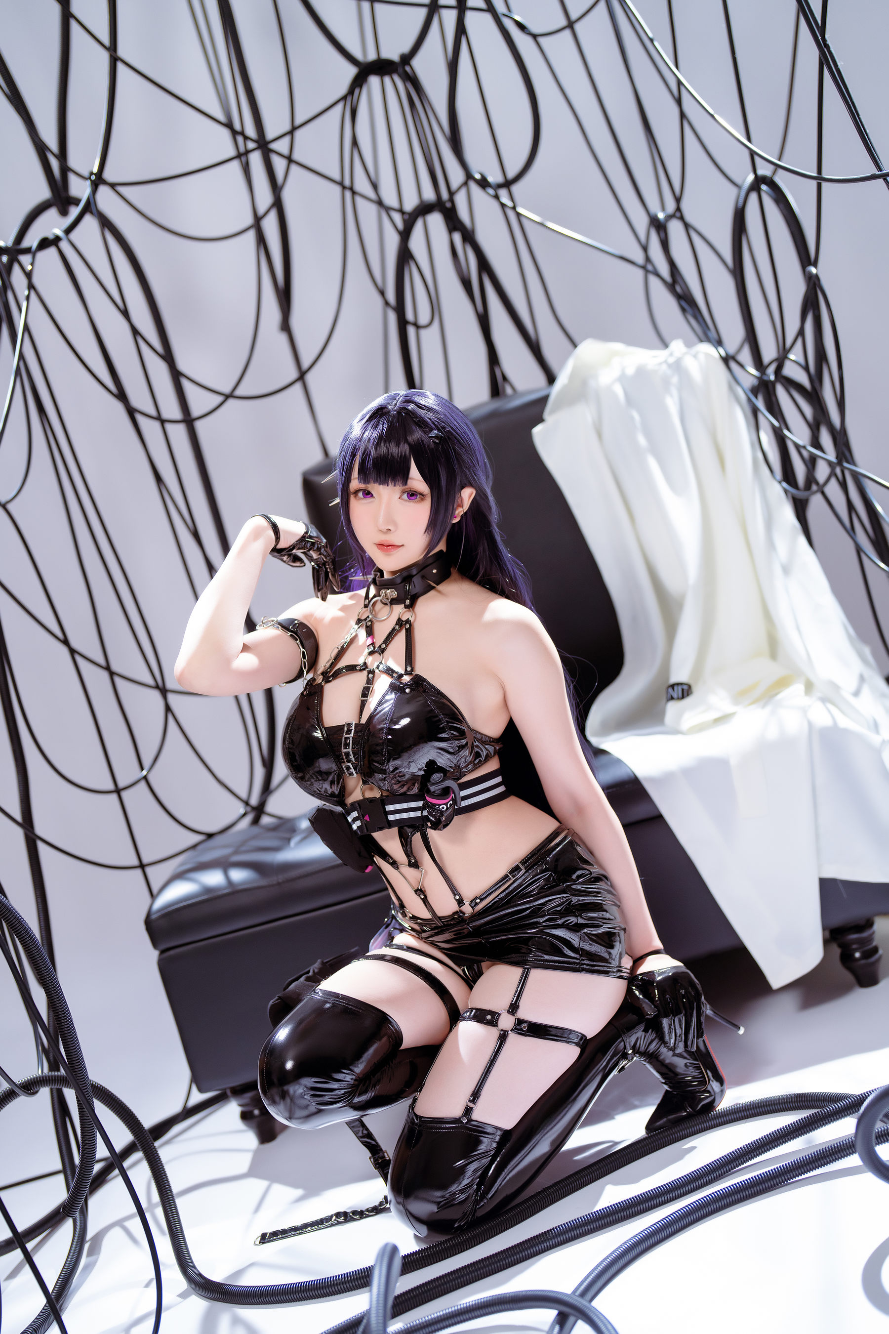 Coser小姐姐星之迟迟 – Nikke-米哈拉 Cosplay-第12张