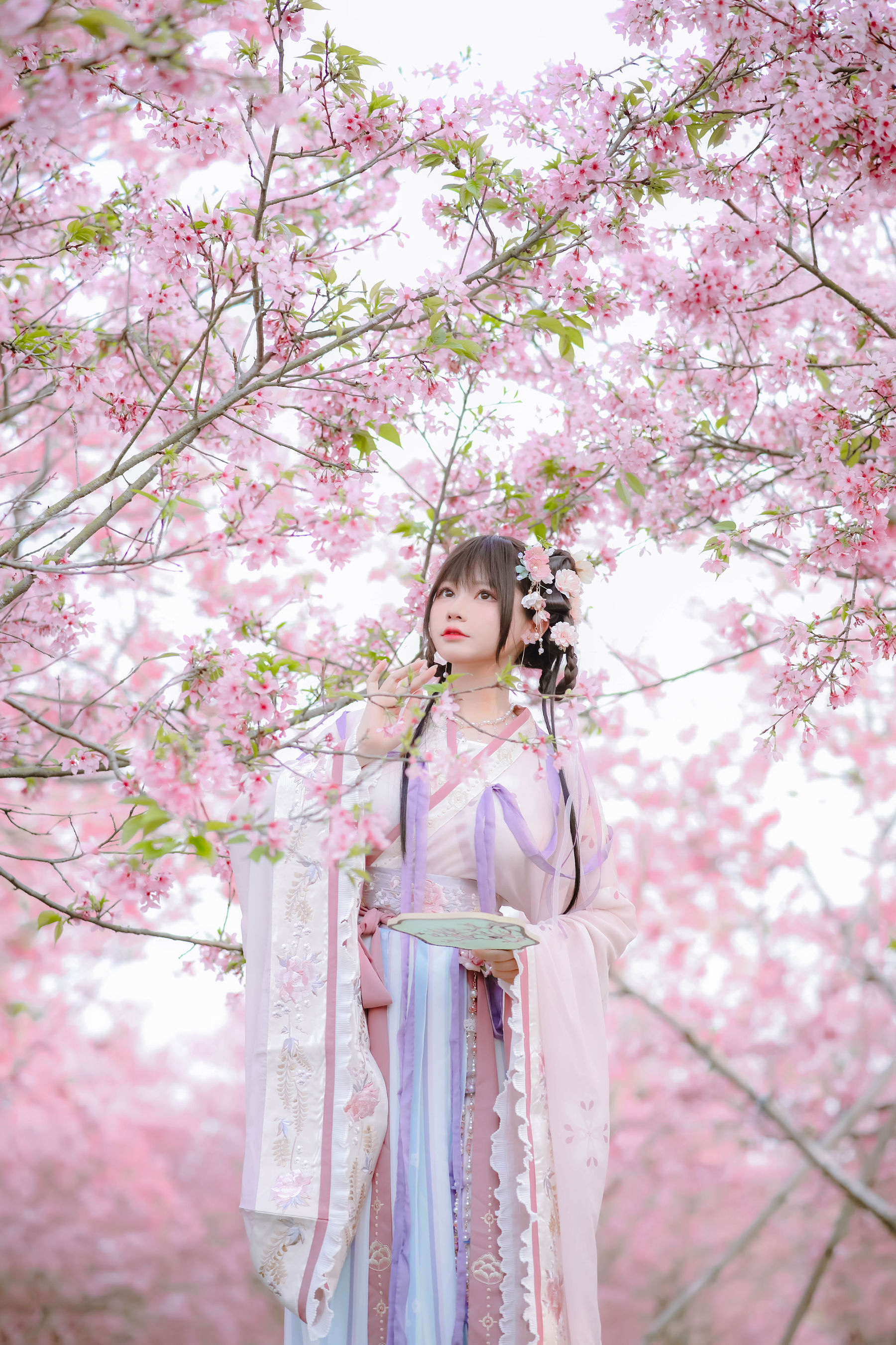 萌妹子Nyako喵子 – 樱花汉服 花神祈愿 Cosplay-第28张