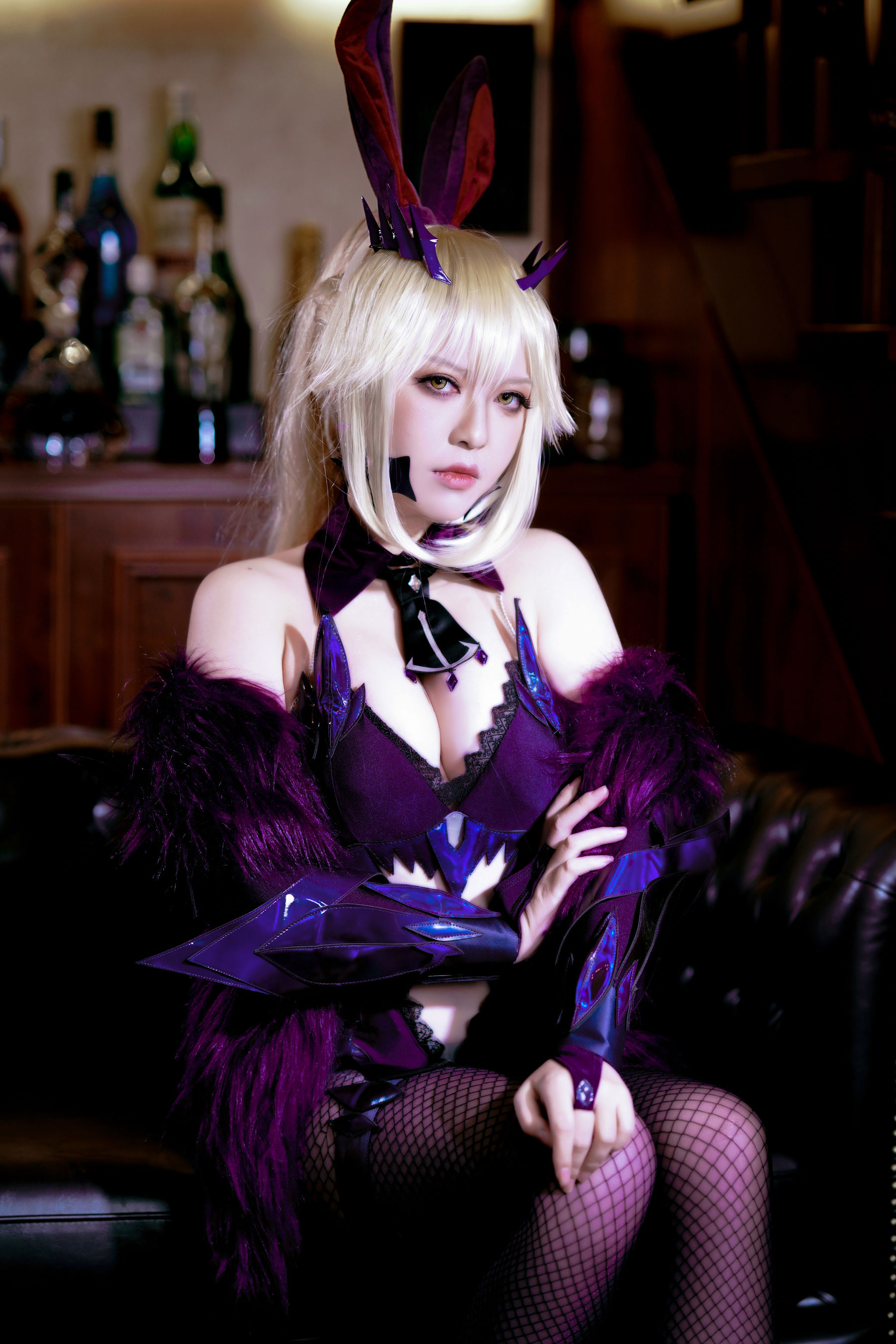 半半子 – LancerAlter Bunny Cosplay-第14张