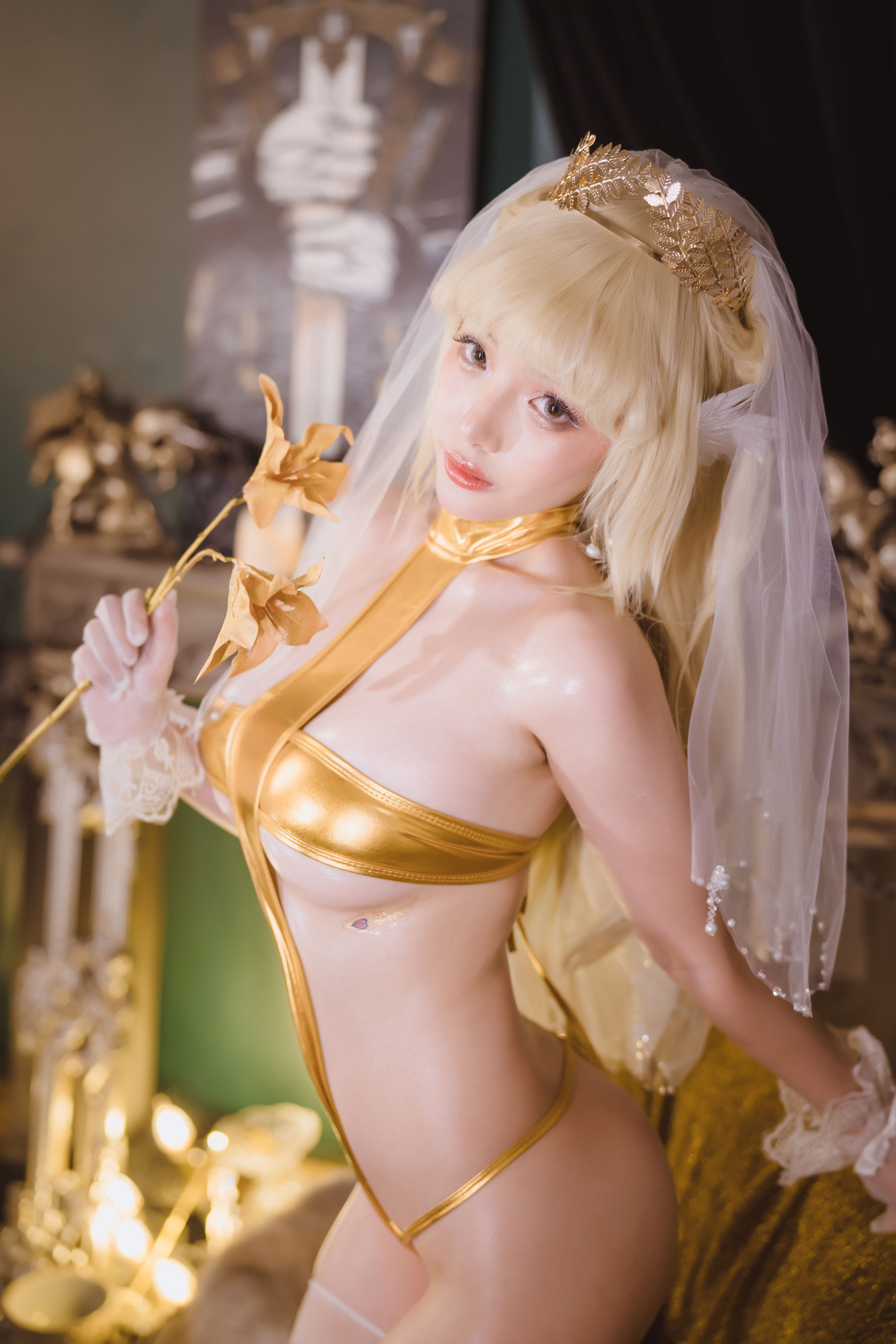 动漫博主雯妹 – 发光精灵 Cosplay-第29张