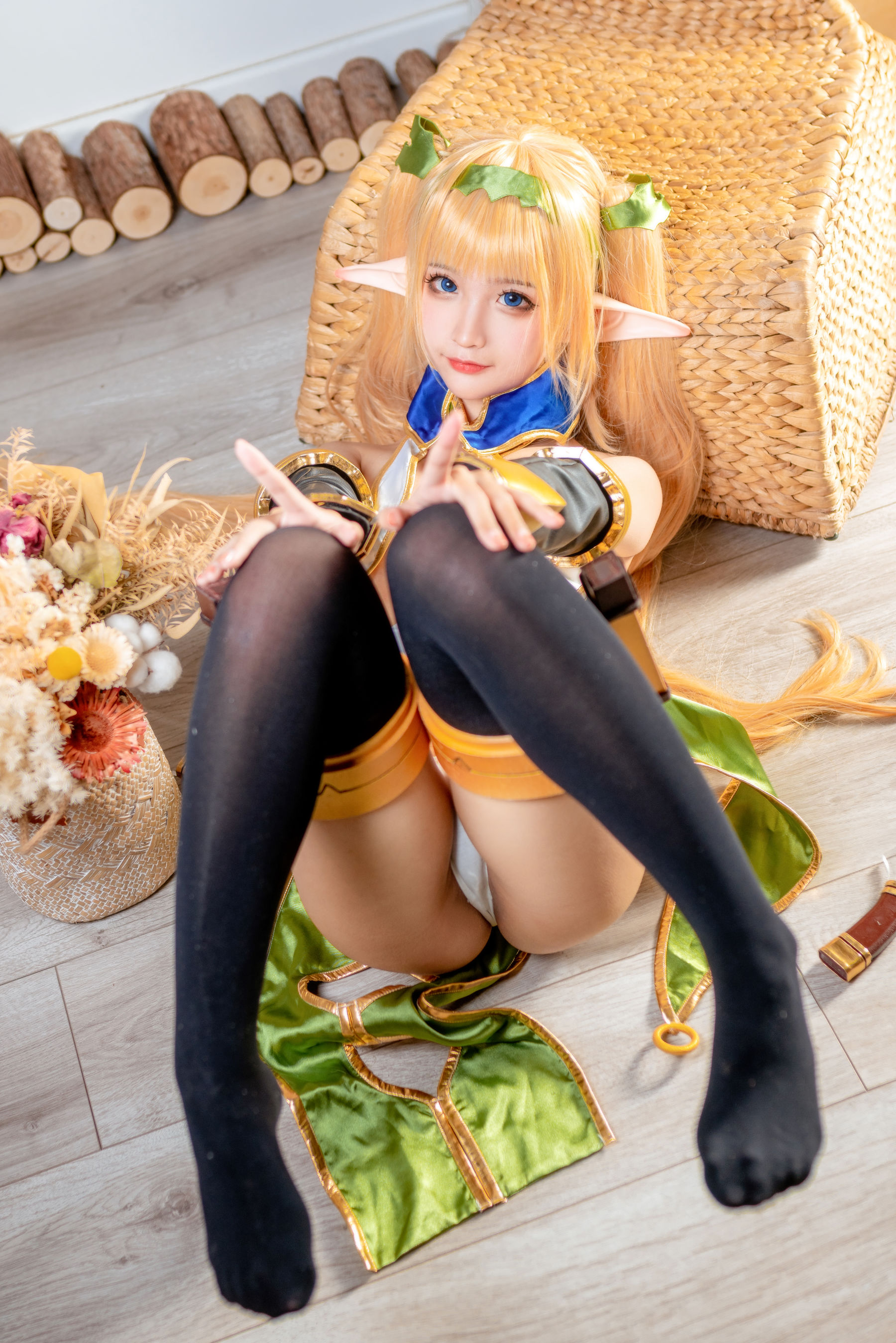 动漫博主蠢沫沫 – 精灵村 第二村人 Cosplay-第6张