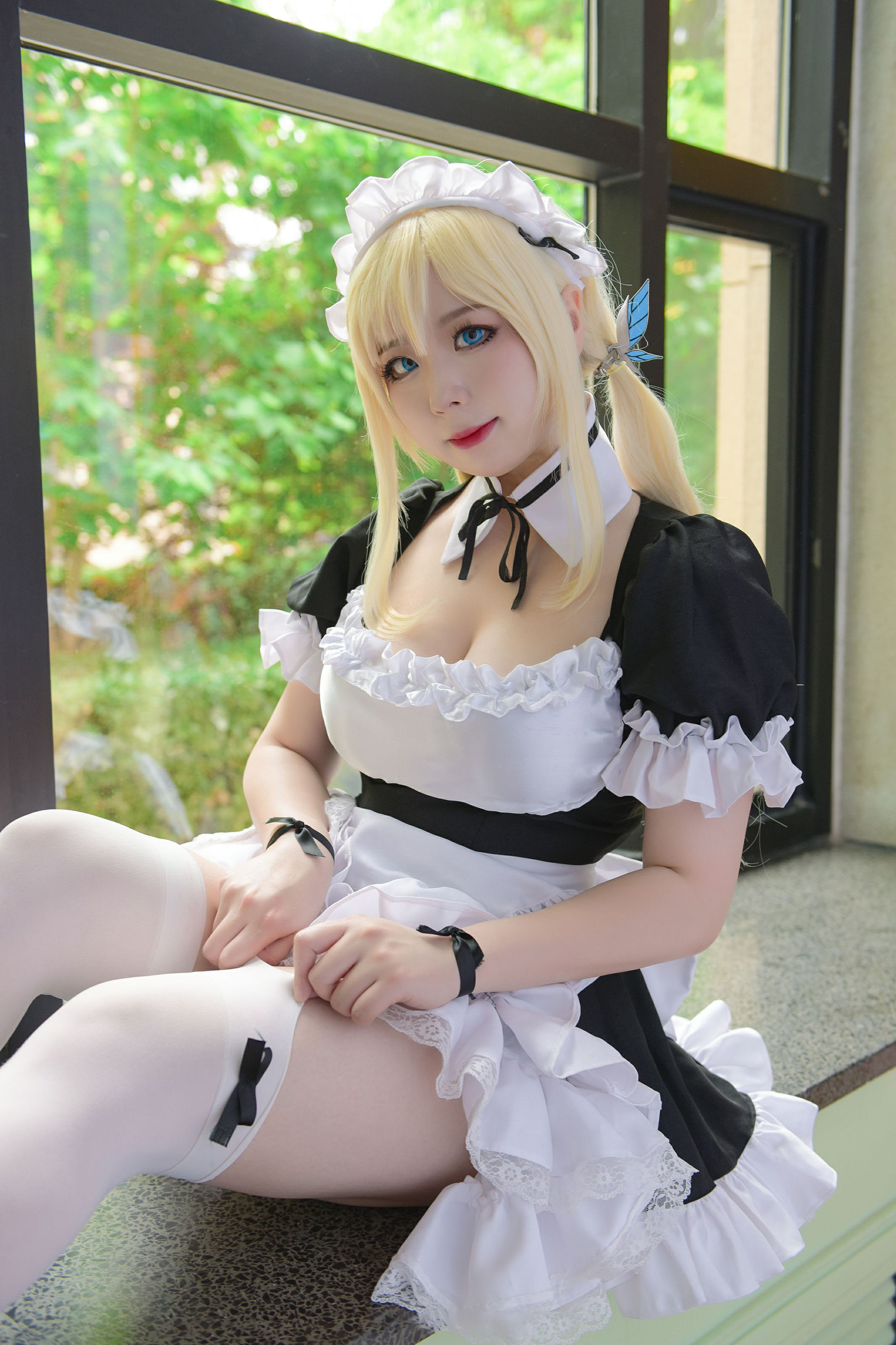 皮皮奶可可爱了啦 – 柏崎星奈女仆 Cosplay-第2张