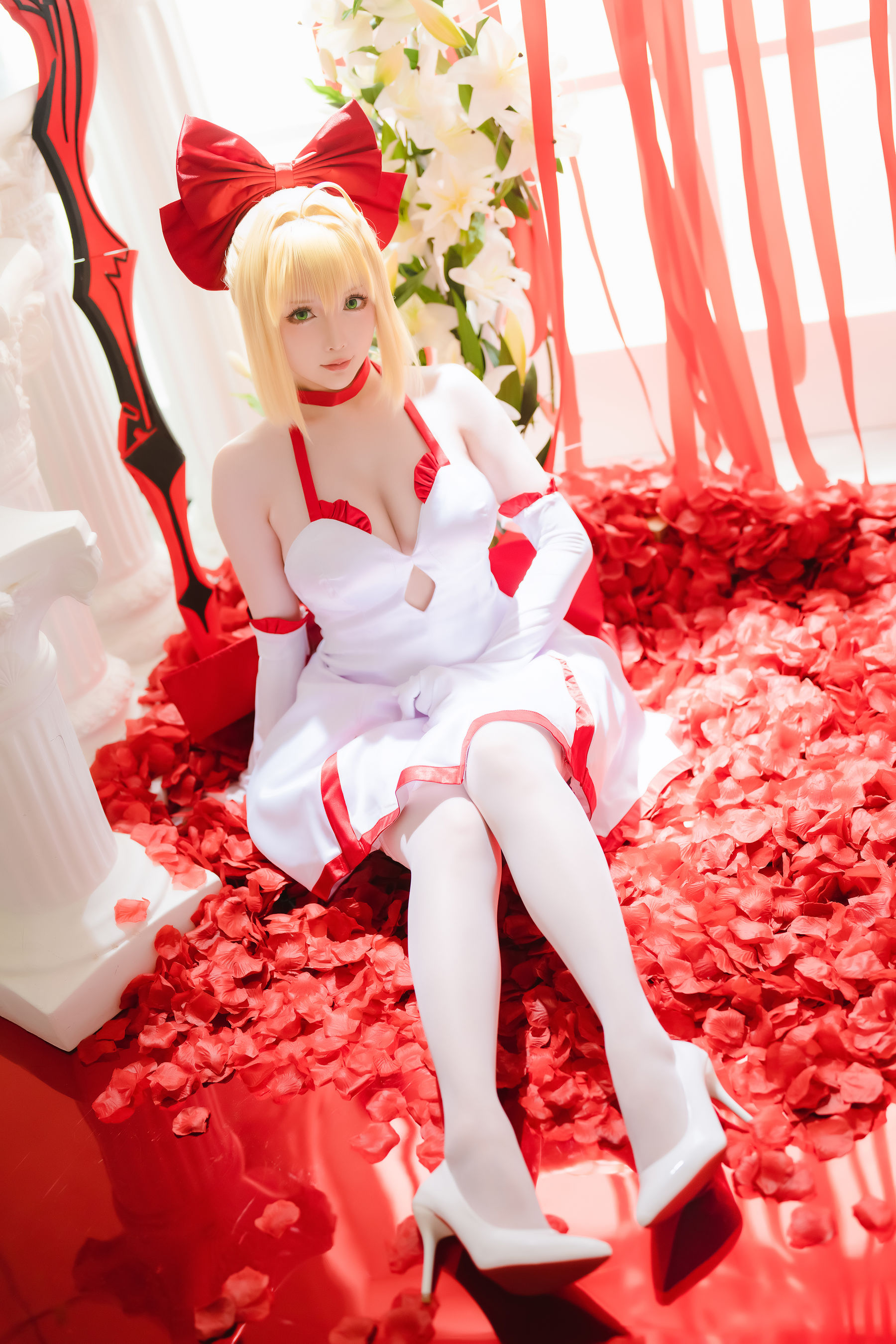 Coser小姐姐星之迟迟 – Fate 尼禄 Cosplay-第11张