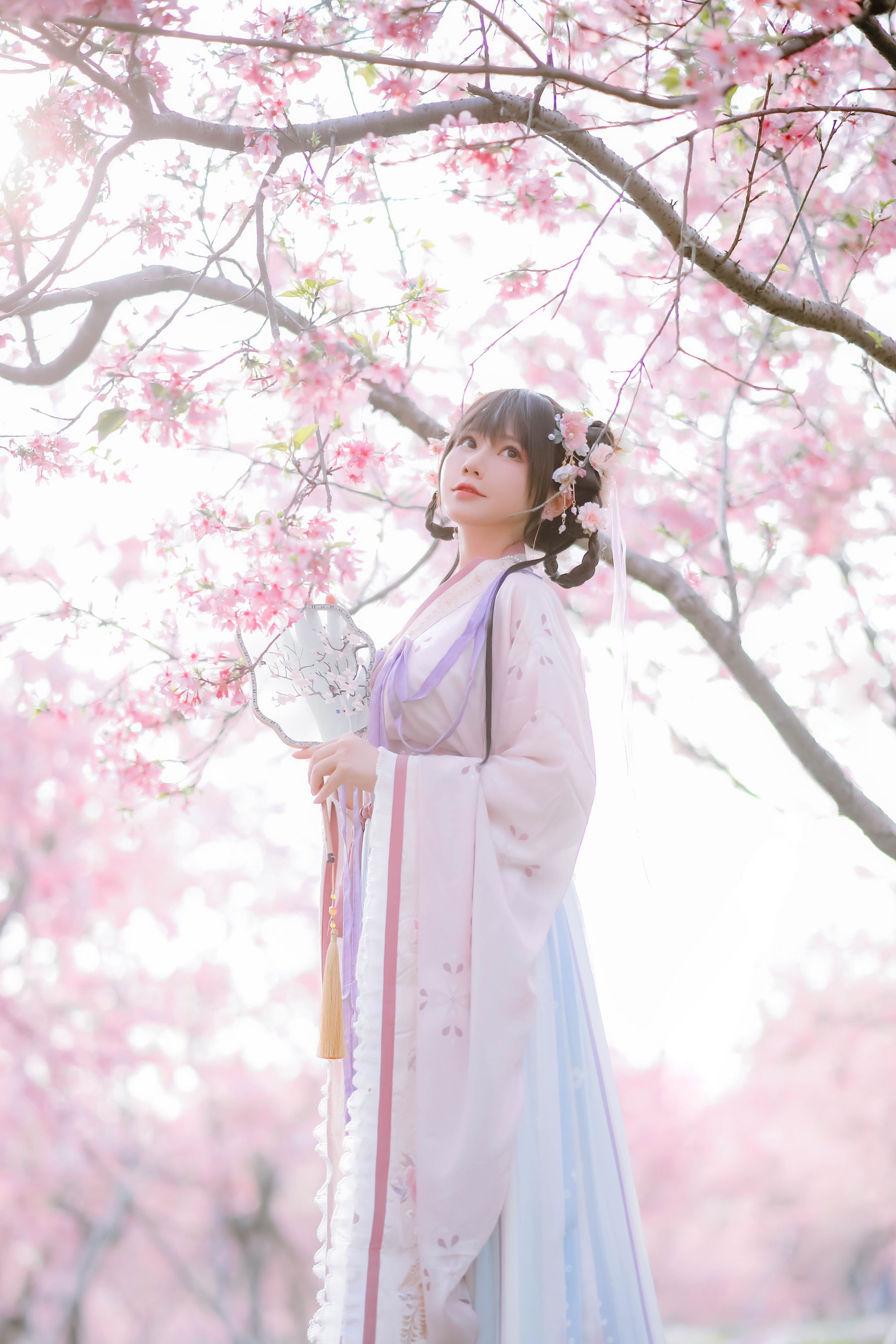 萌妹子Nyako喵子 – 樱花汉服 花神祈愿 Cosplay-第35张