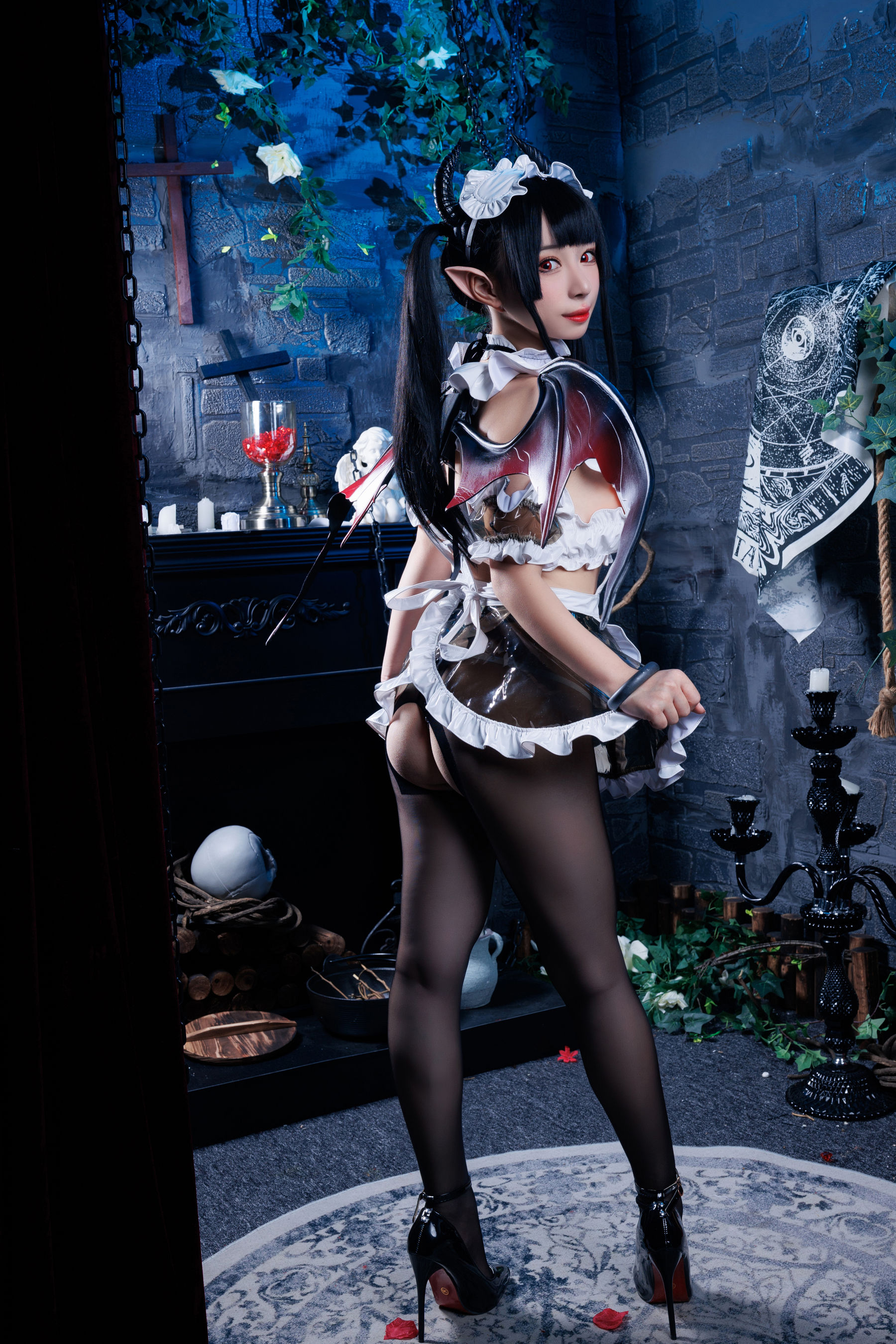 胡桃猫Kurumineko – 女仆吸血姬 Cosplay-第2张
