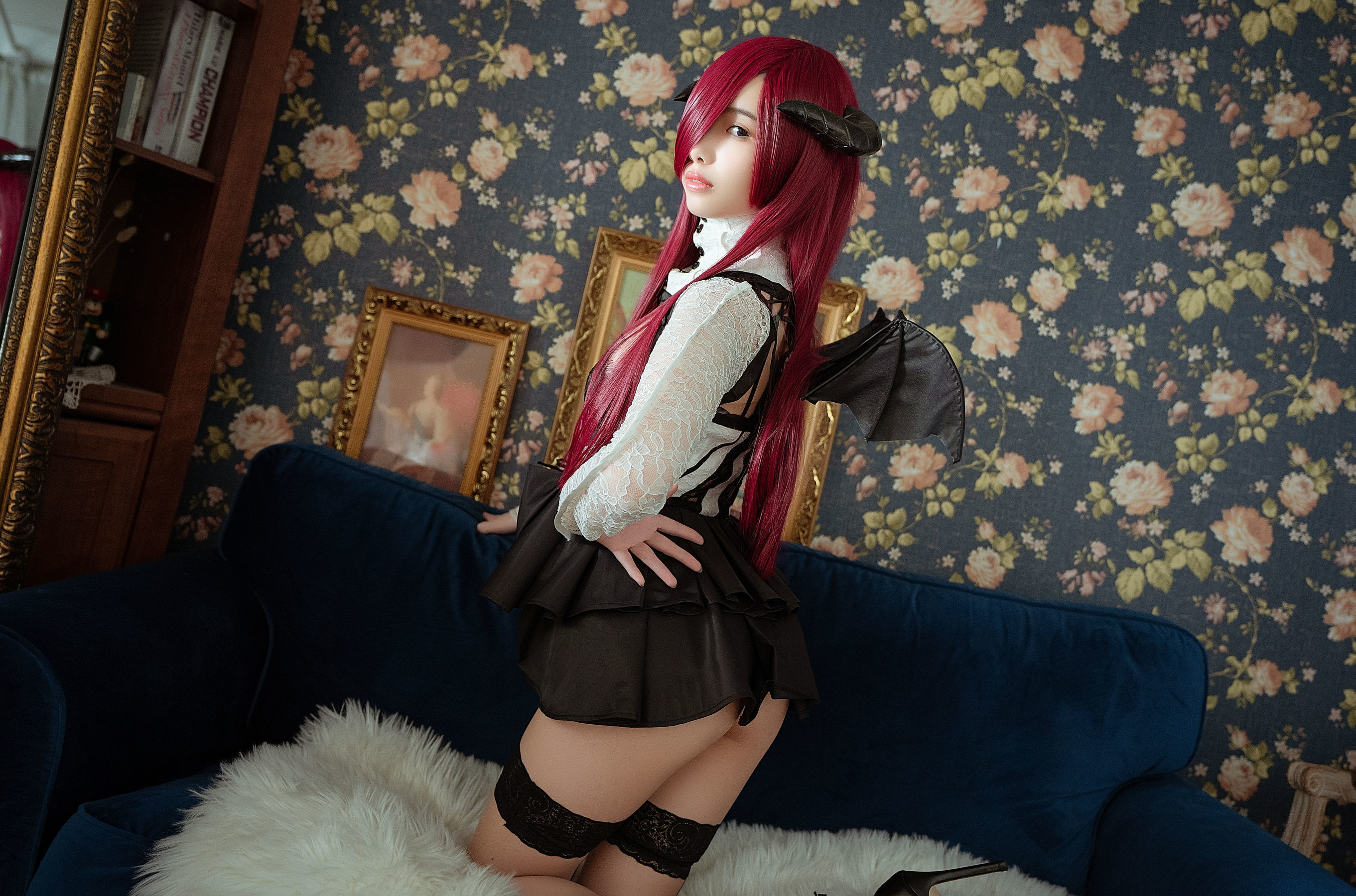 [萝莉COS] 雯妹 – 魅魔 the countess of devil Cosplay-第27张