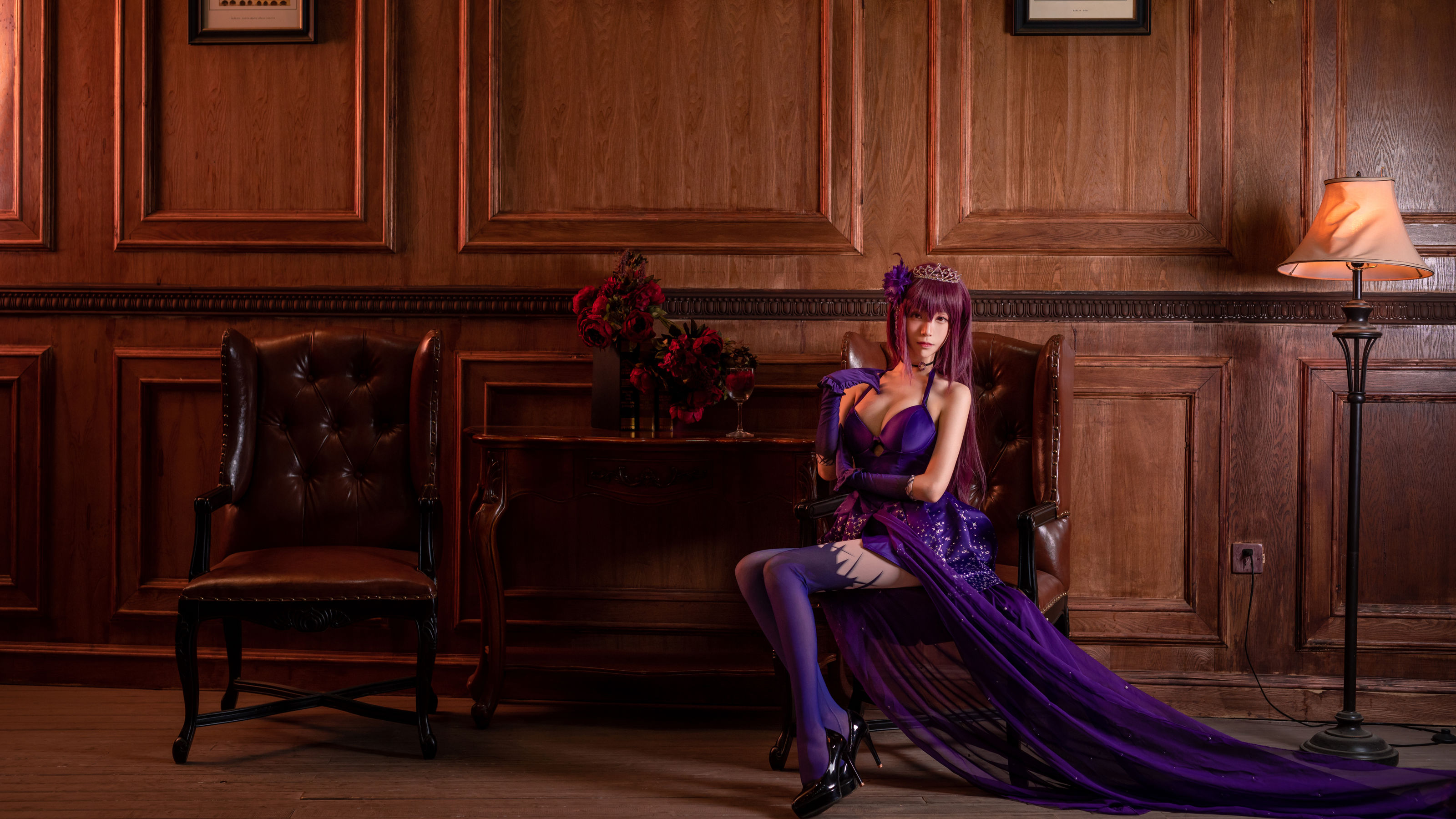 [Cosplay写真] 长腿Coser青青子Js – 斯卡哈2 Cosplay-第2张
