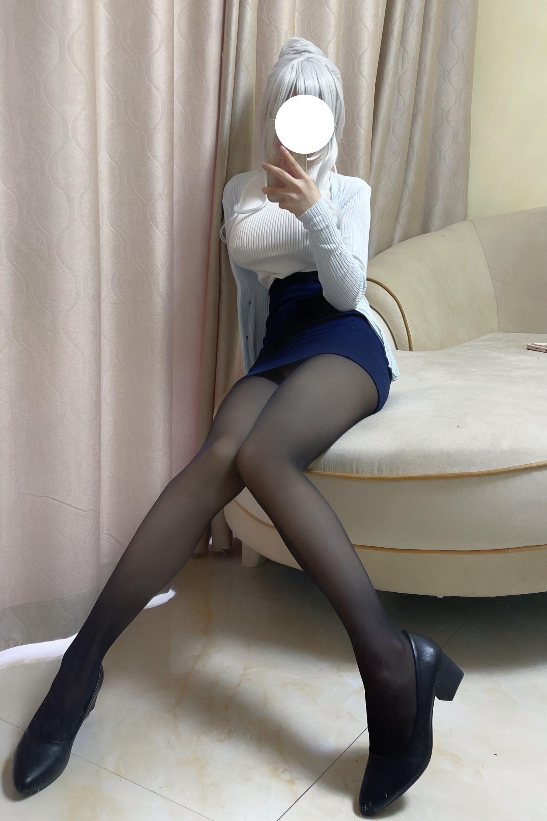 幼愛youmeko – 未亡人雪女 Cosplay-第14张