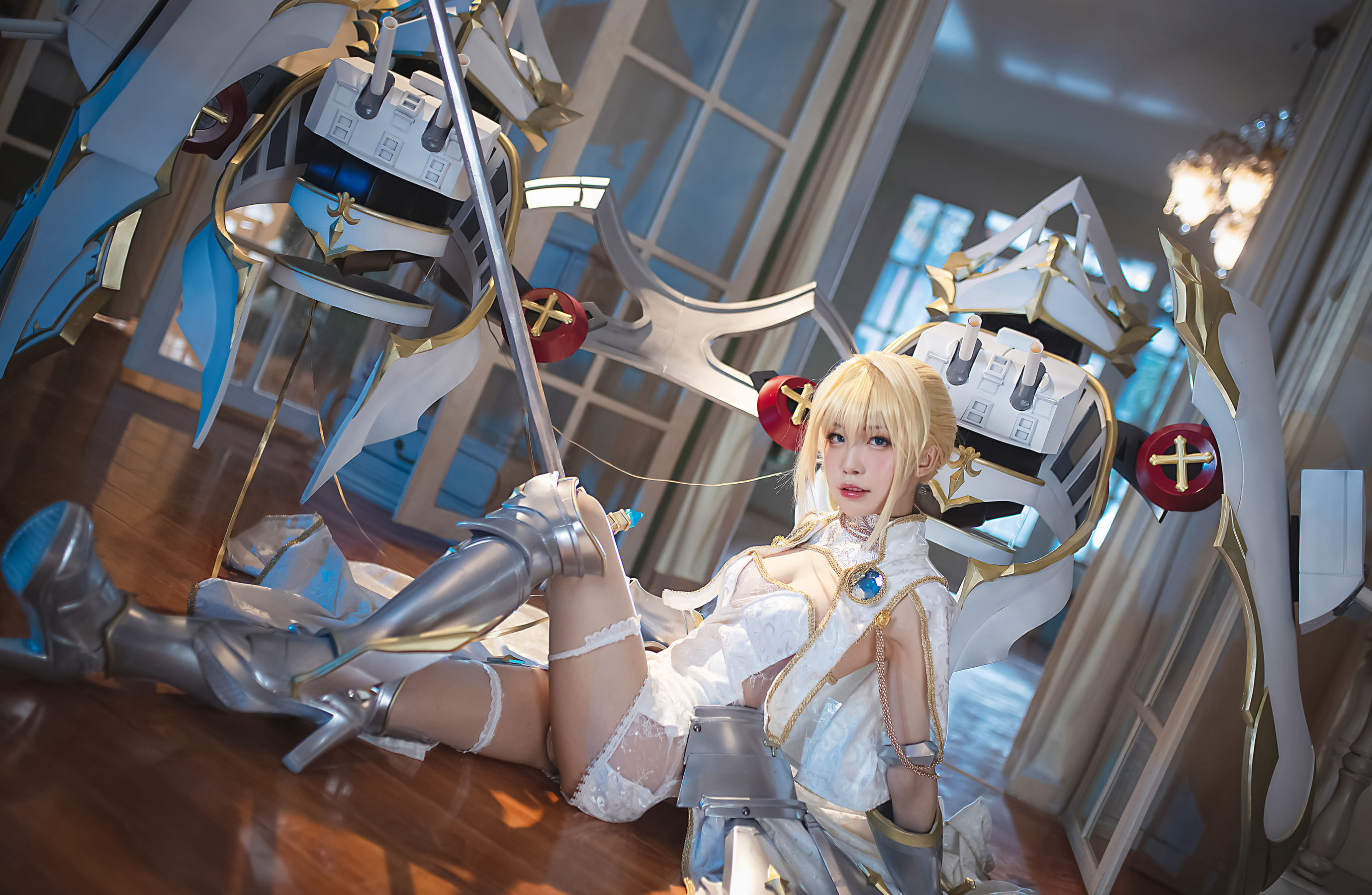 动漫博主水淼aqua – 圣女贞德 Cosplay-第21张
