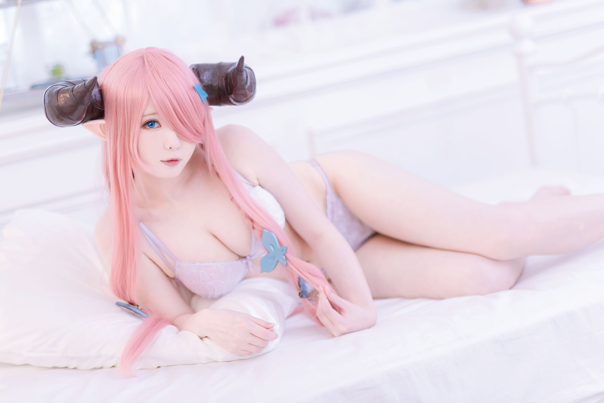 微博妹纸霜月shimo – 碧蓝幻想 娜尔梅亚 Cosplay-第16张