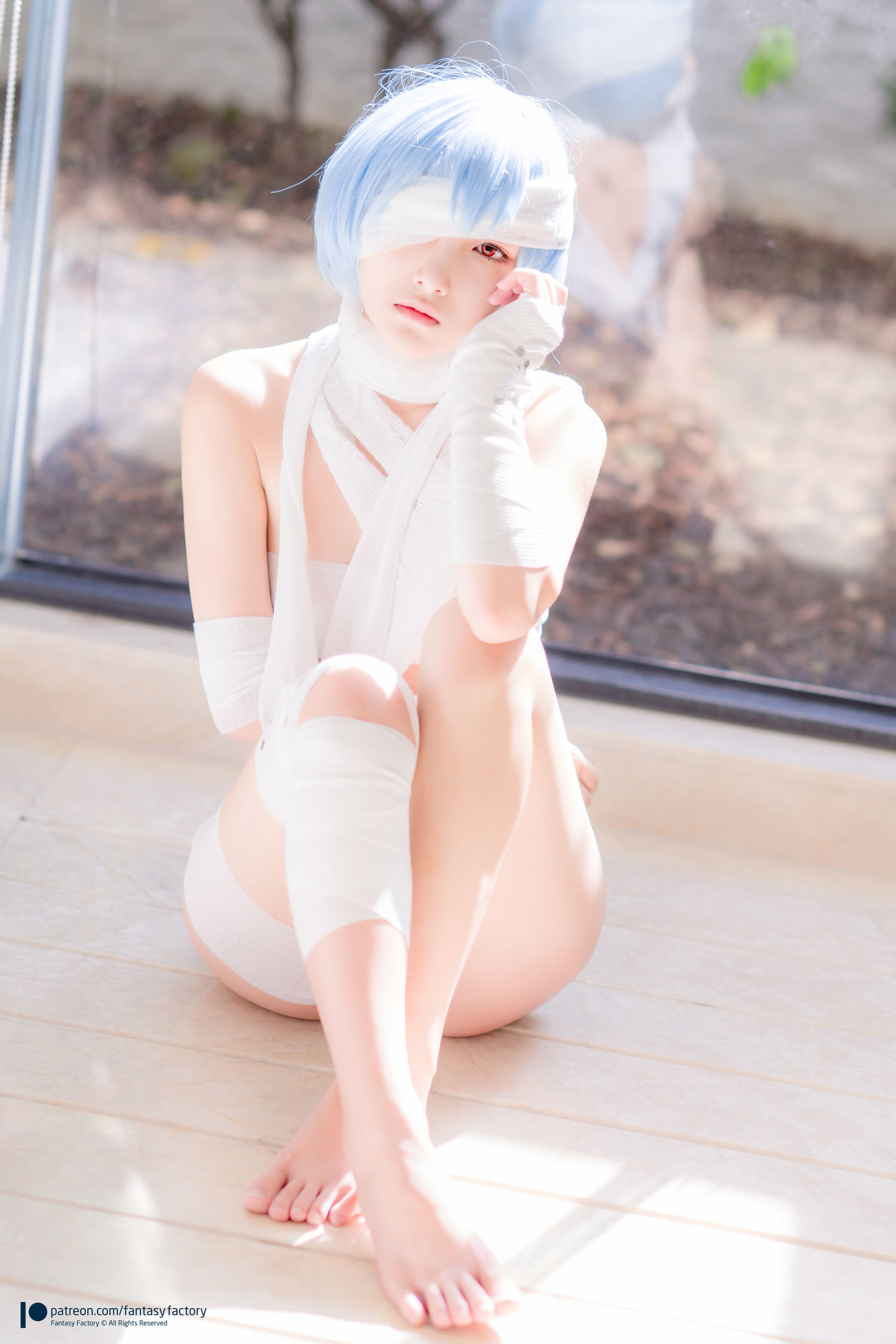 [Fantasy Factory] 小丁Cosplay – 魔女 浴池 黑丝 Cosplay-第7张