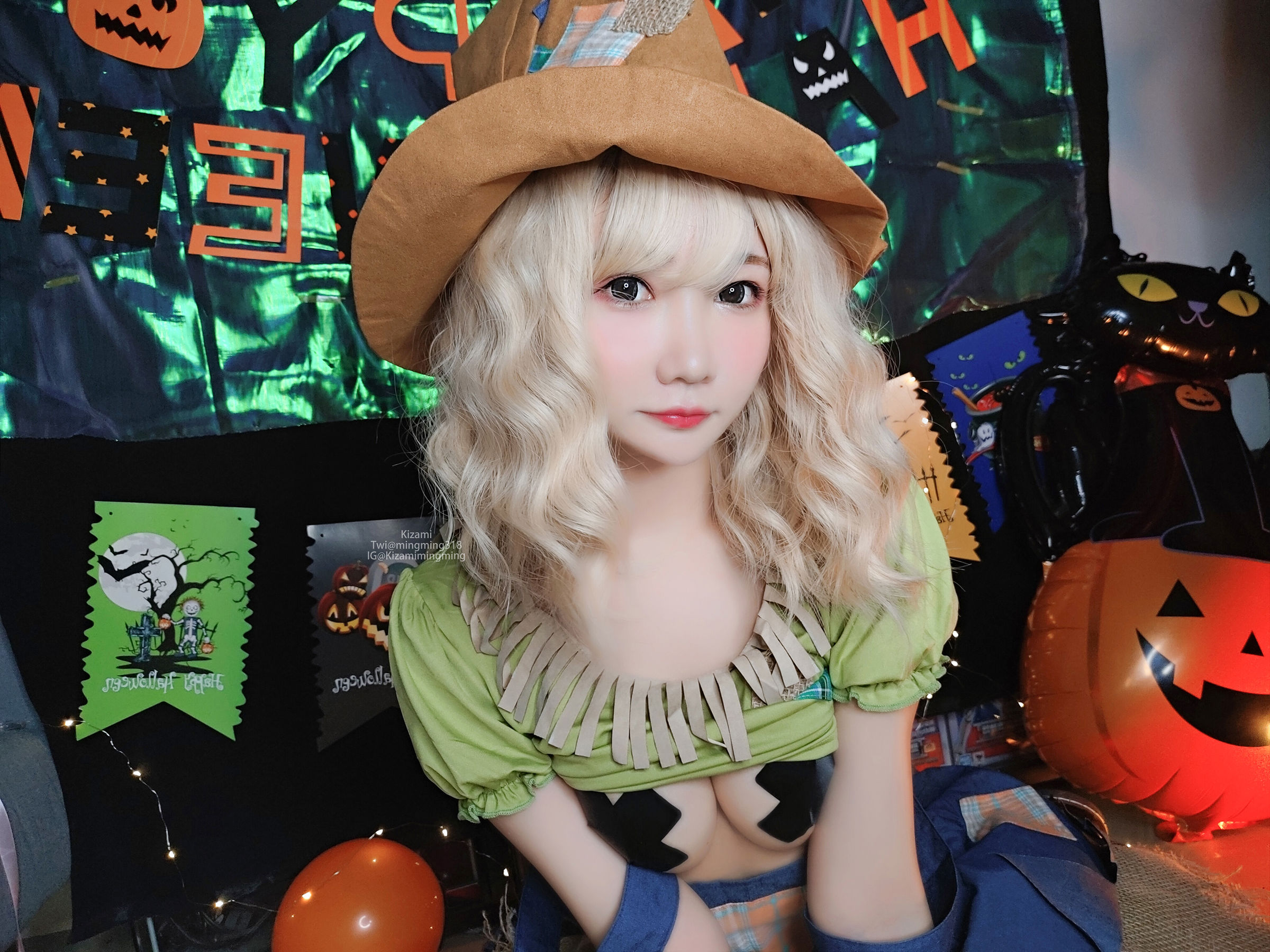 [銘銘Kizami] fantia 2021-11-21 狼女とわら女 Cosplay-第24张