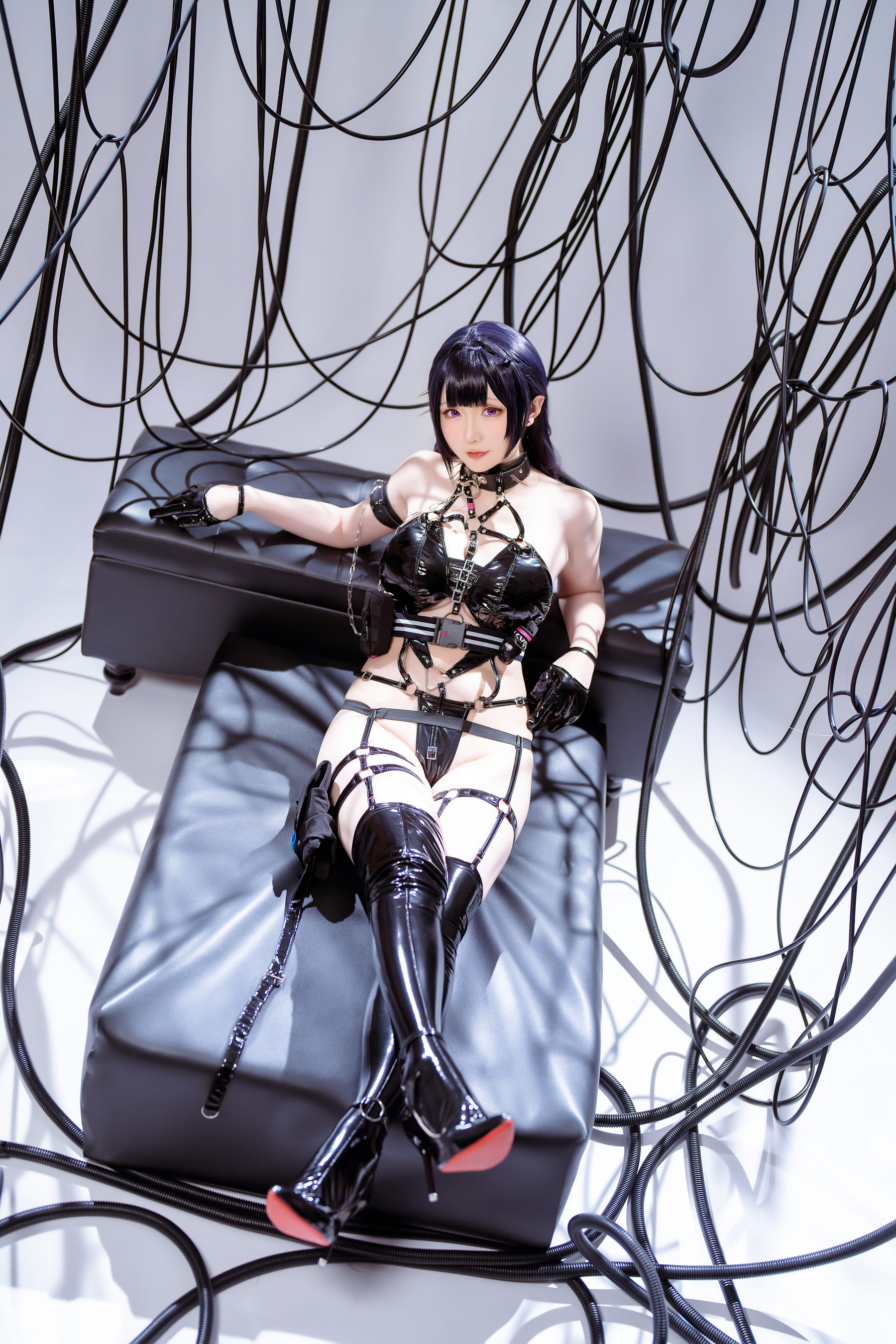 Coser小姐姐星之迟迟 – Nikke-米哈拉 Cosplay-第23张